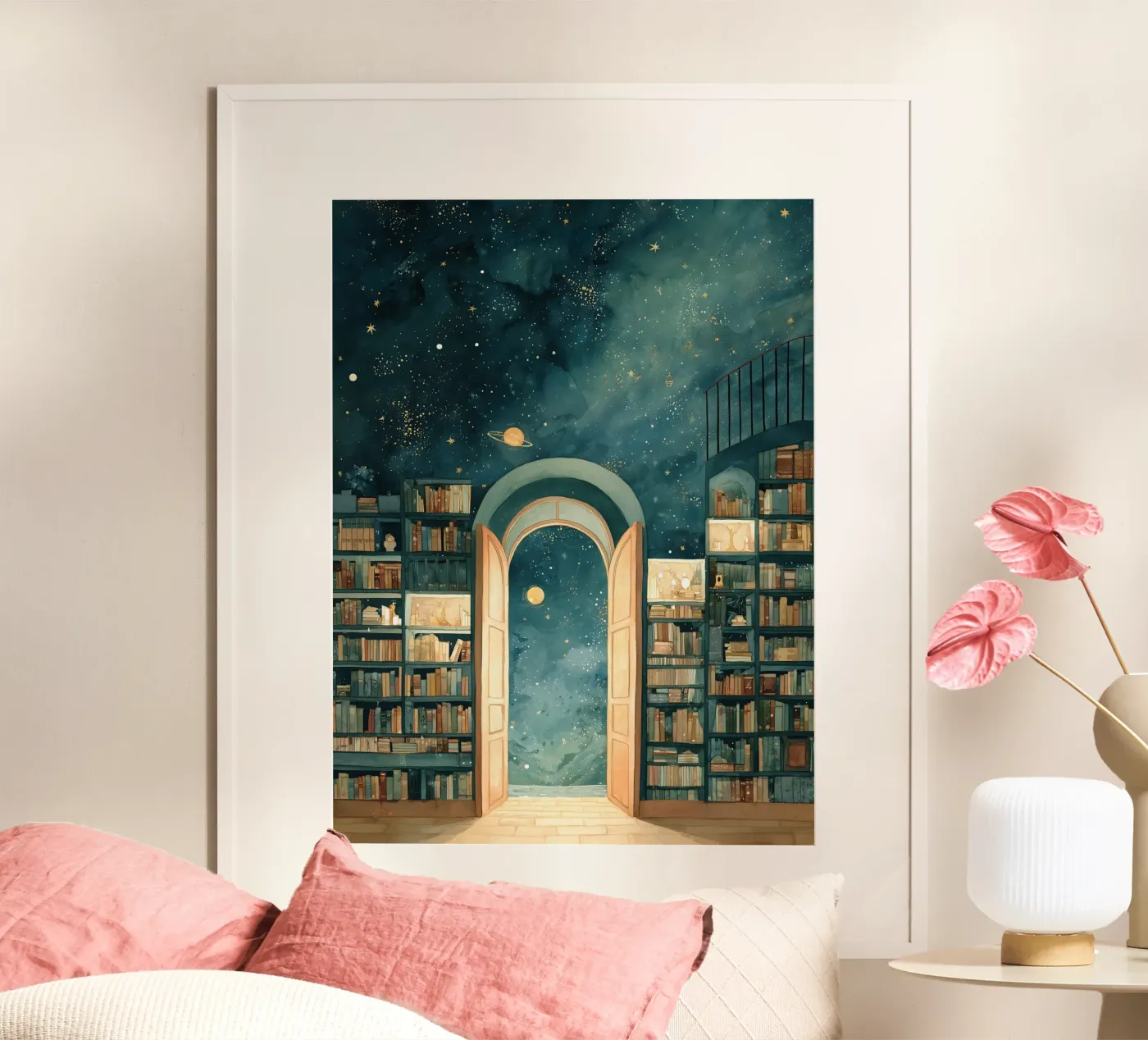 Space Library poster da LUMA SPACE