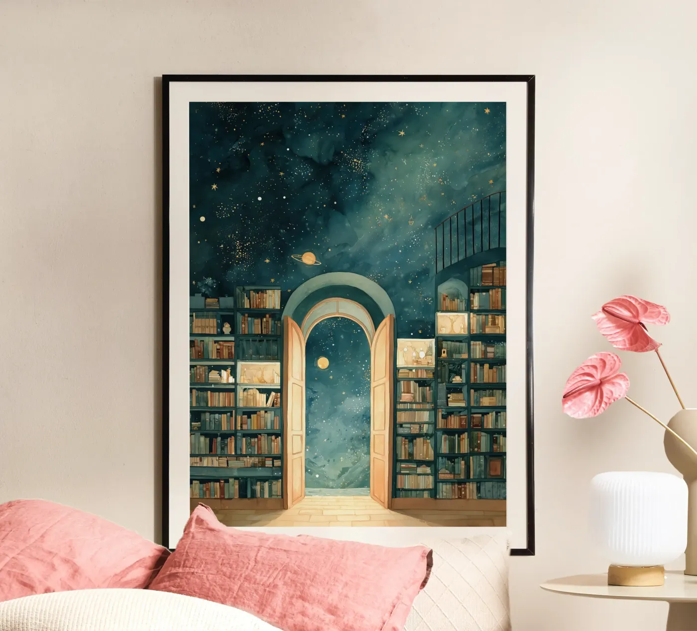 Space Library poster da LUMA SPACE