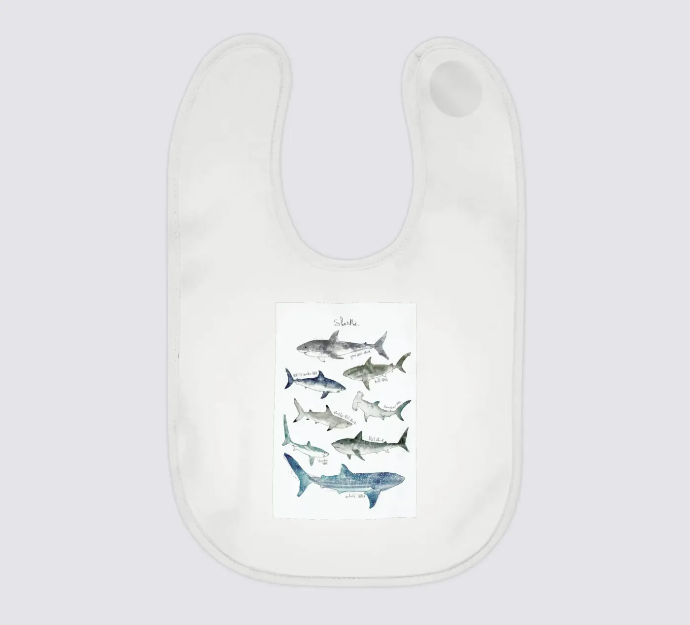 Sharks Babylätzchen von Amy Hamilton