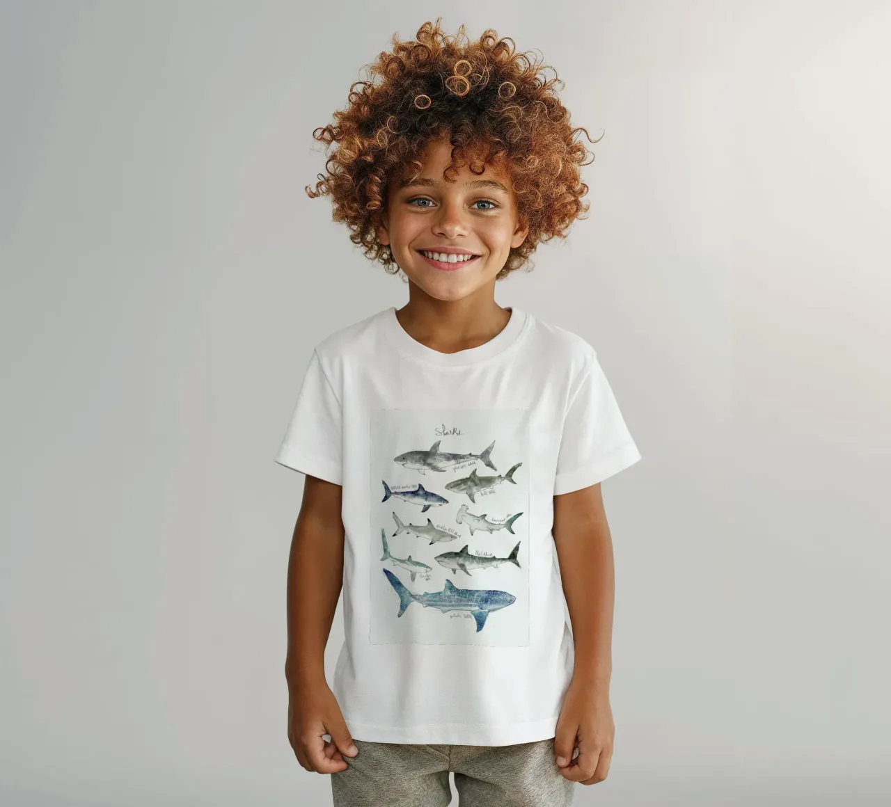 Sharks t-shirt bambini da Amy Hamilton