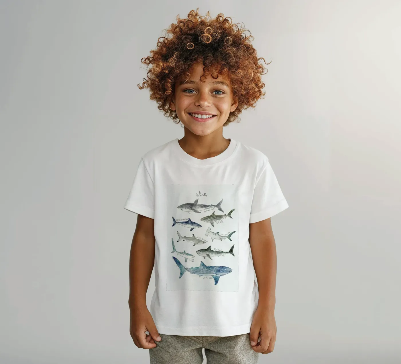 Sharks Kinder T-Shirt von Amy Hamilton
