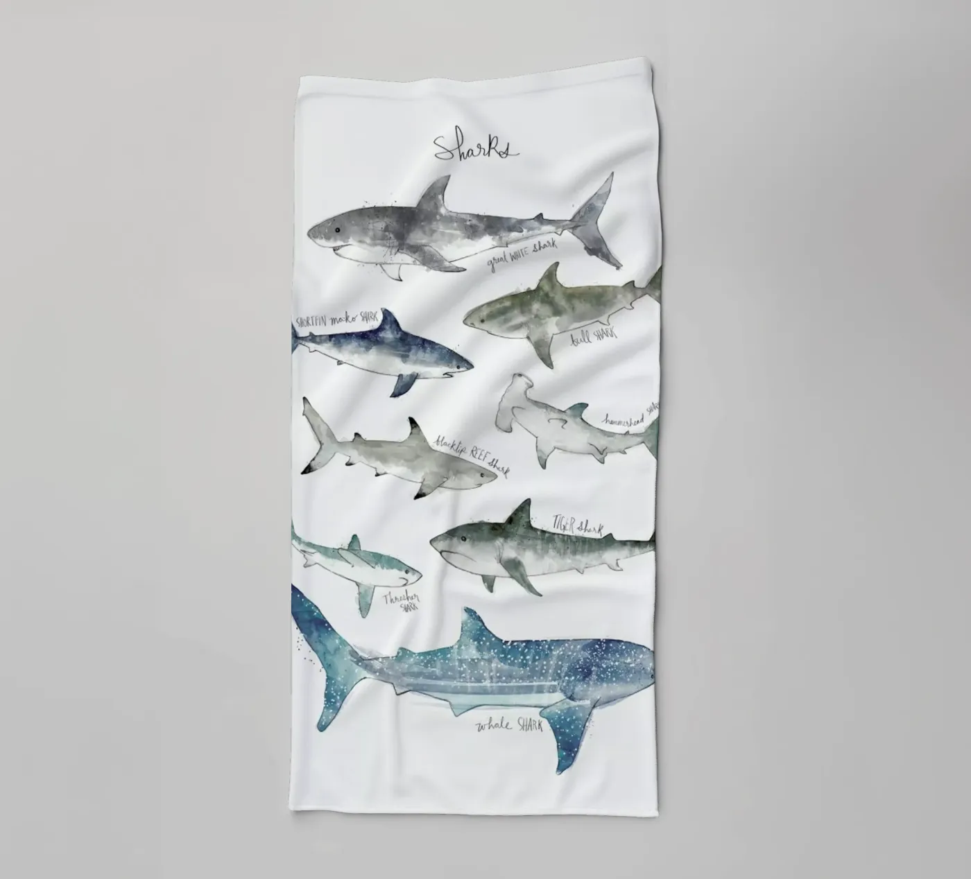 Sharks badhanddoek van Amy Hamilton