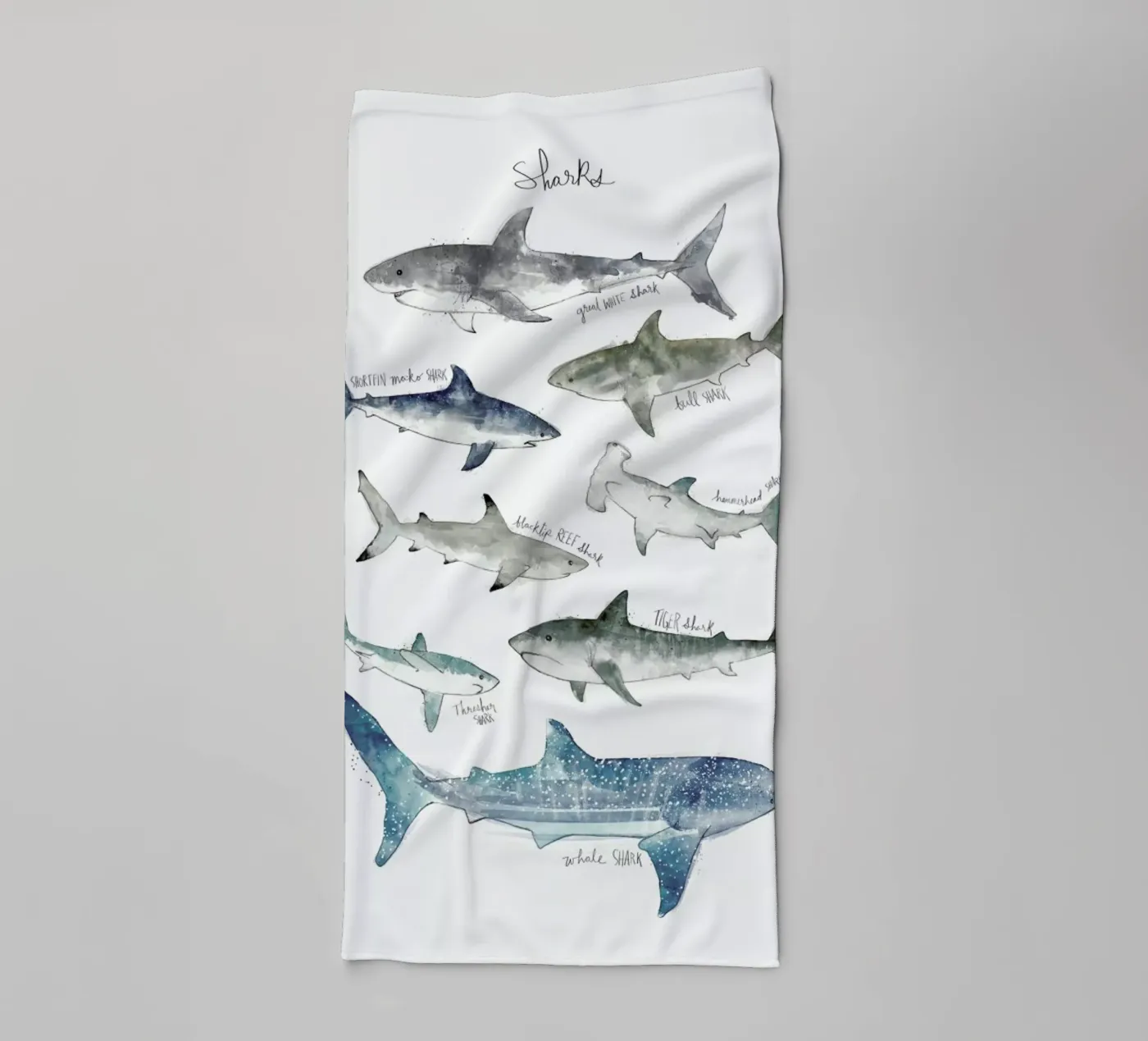 Sharks badhanddoek van Amy Hamilton