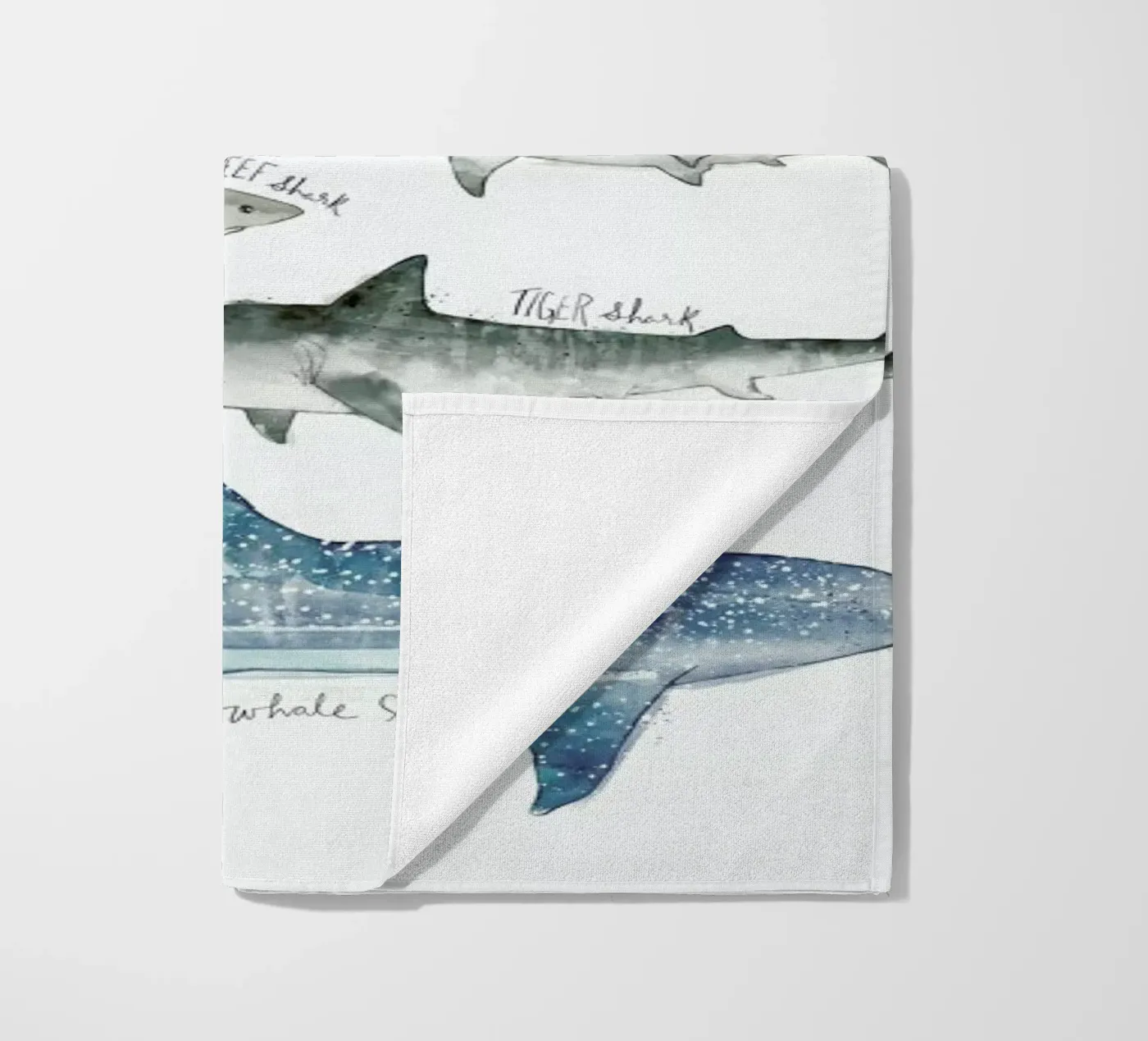 Sharks Strandtuch von Amy Hamilton