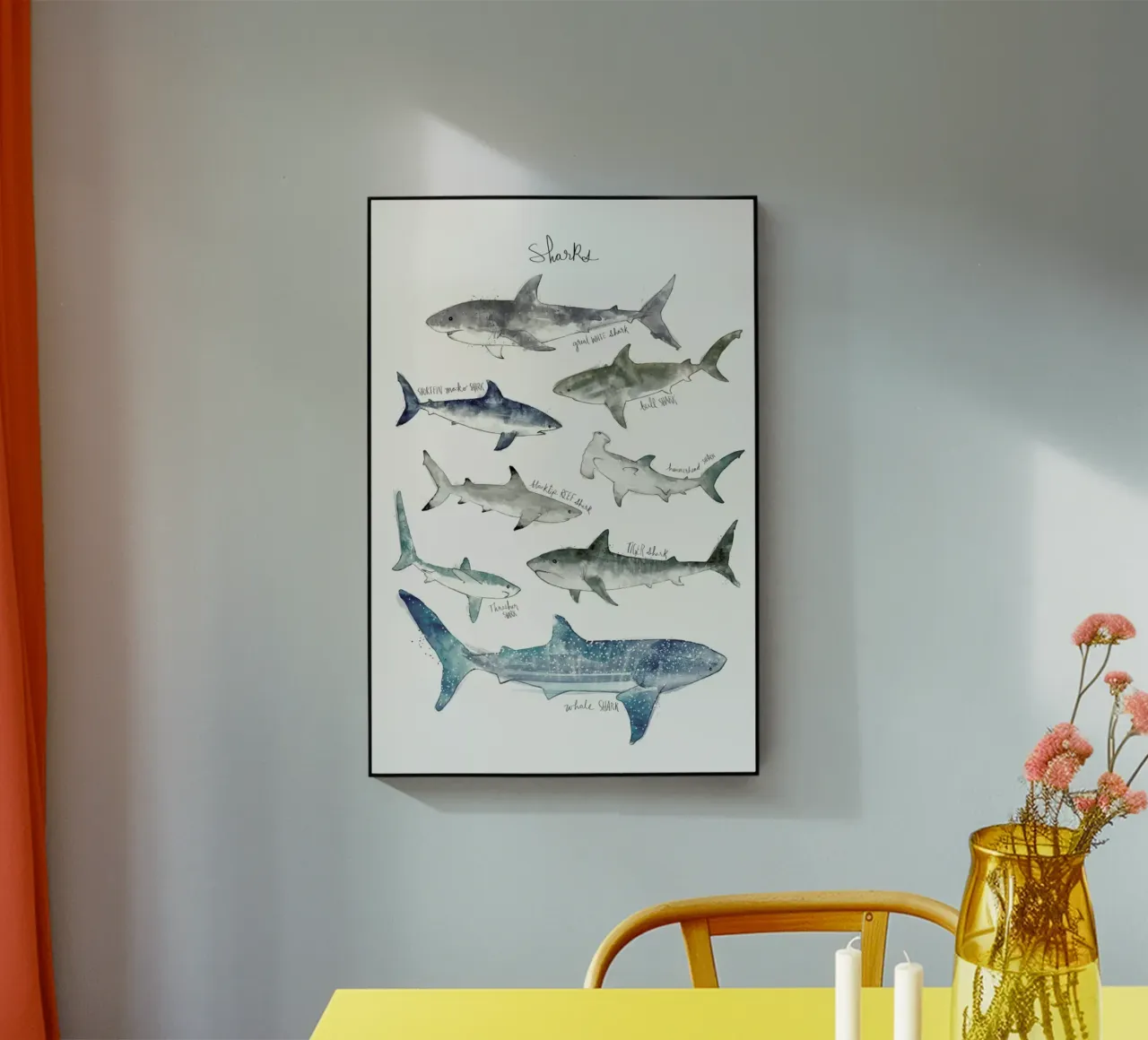 Sharks plexiglass da Amy Hamilton