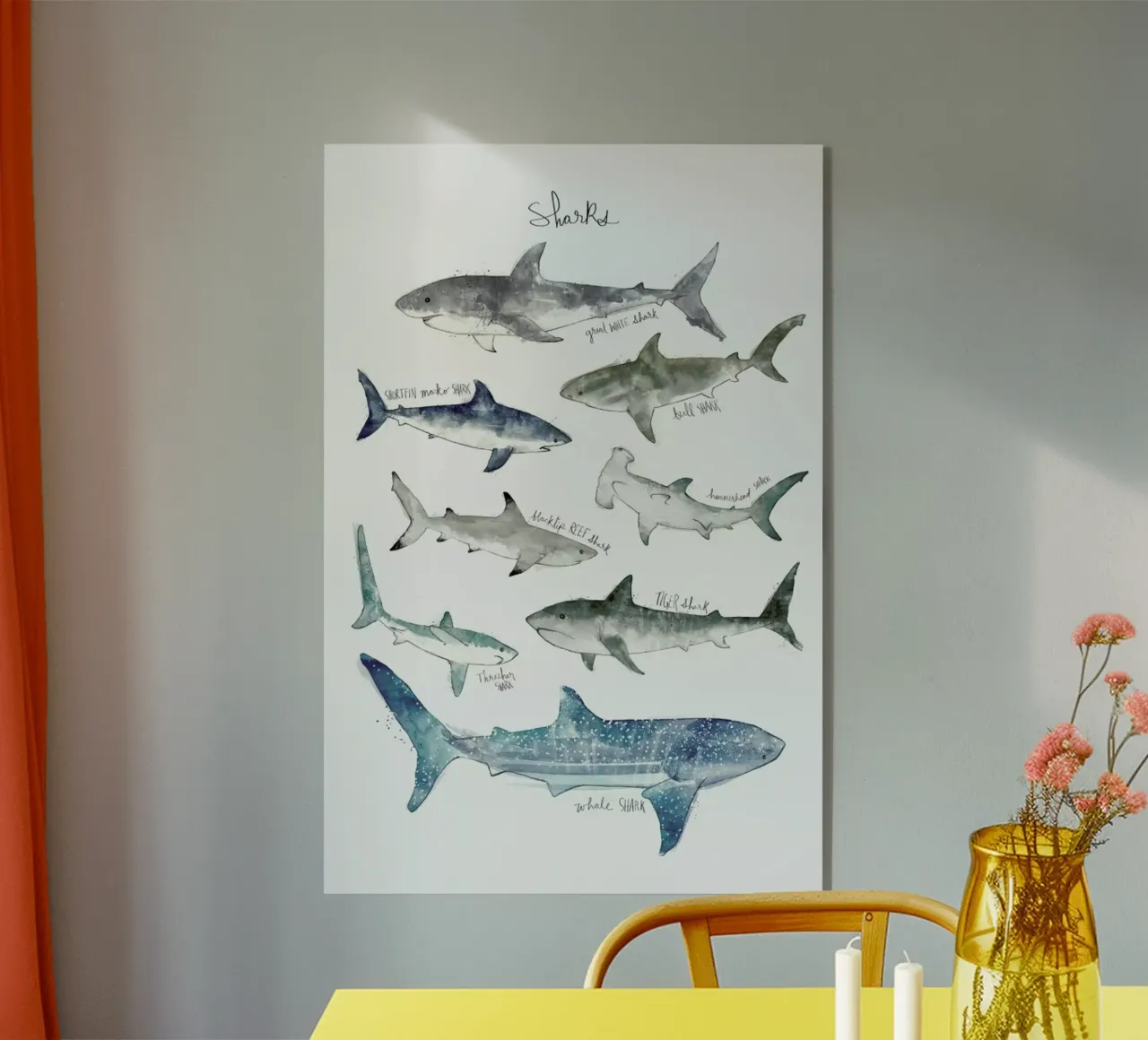 Sharks plexiglass da Amy Hamilton