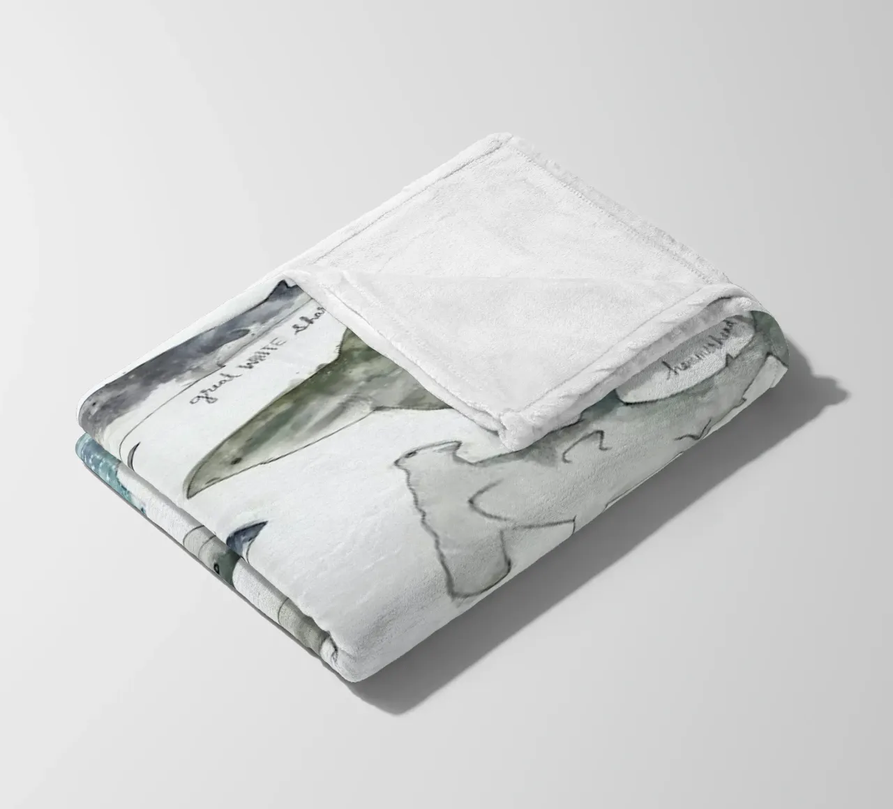 Sharks Fleecedecke von Amy Hamilton