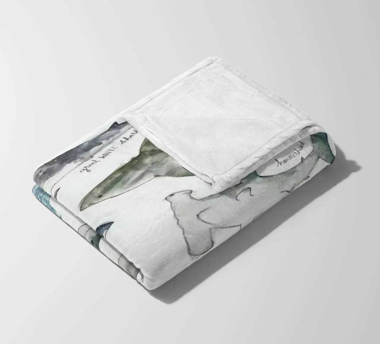 Sharks Fleecedecke von Amy Hamilton