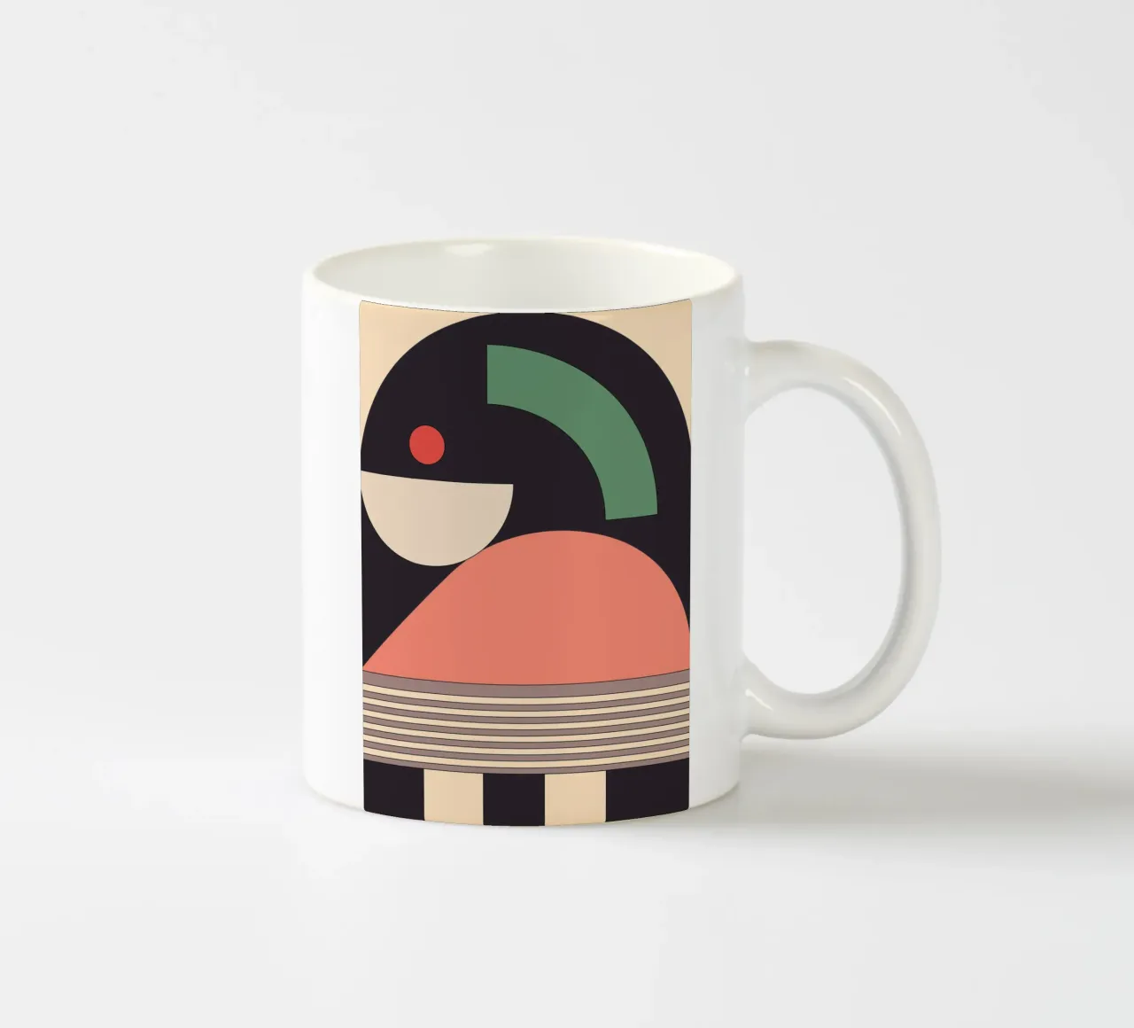 Astrazione geometrica 40 tazza in ceramica da Gaite