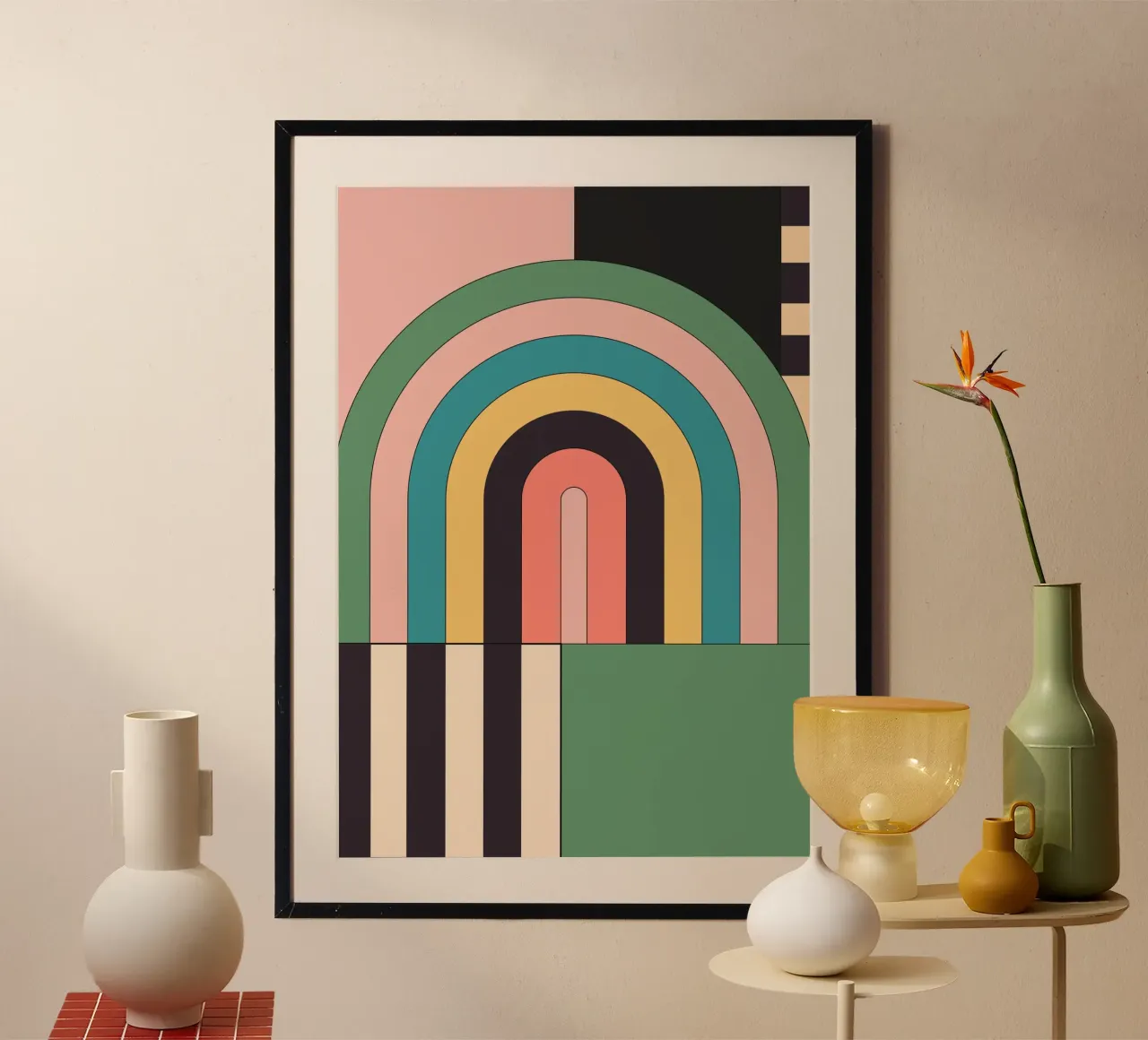Geometric Abstraction 41 hahnemühle by Gaite
