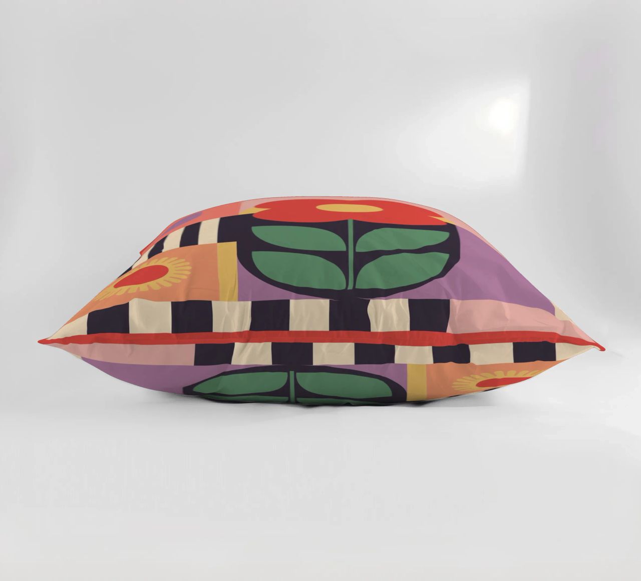 Floral Geometry 11 decorative cushion by Gaite