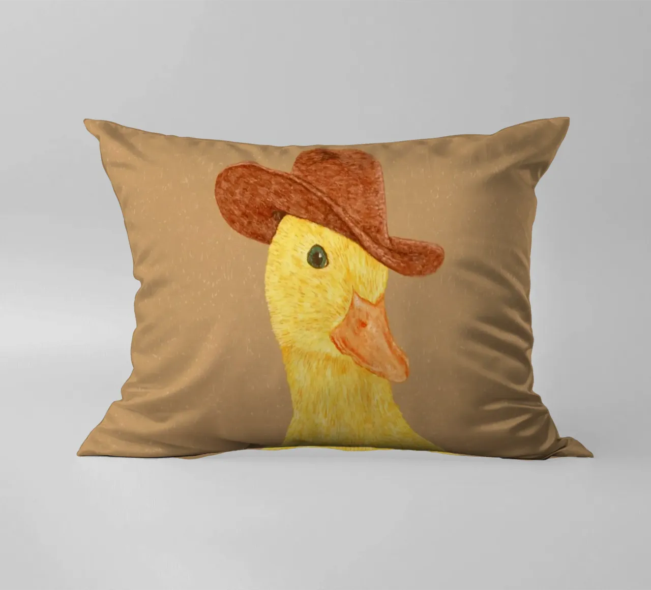 Daphne The Cowgirl Duckling cuscino da AnyoneCanYeehaw