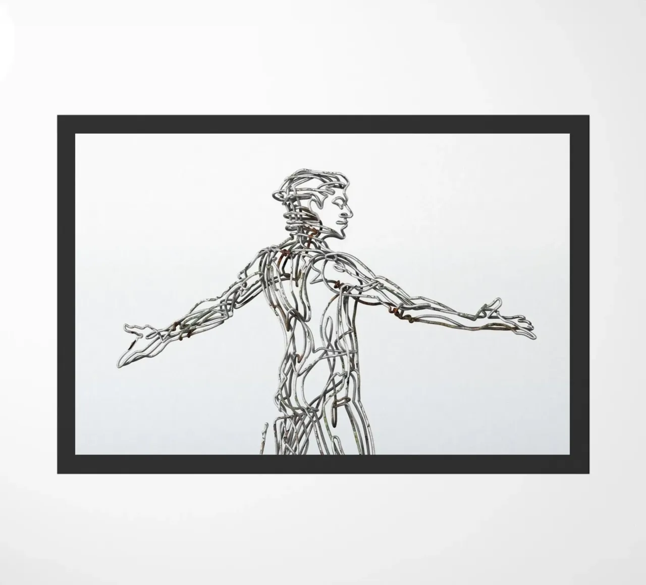 Abbracciare il mondo zerbino da Artascy Art