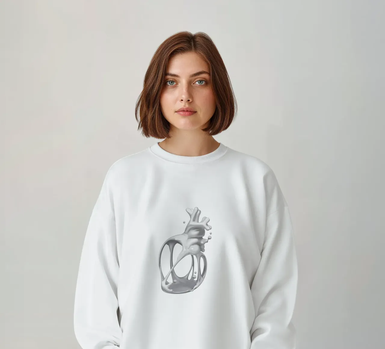 Cuore di latte felpa da Artascy Art