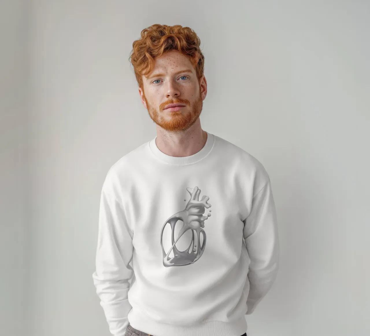 Cuore di latte felpa da Artascy Art