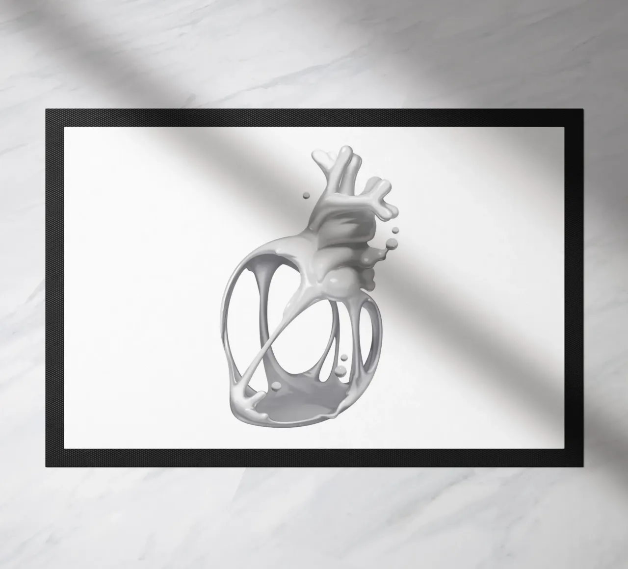Cuore di latte zerbino da Artascy Art