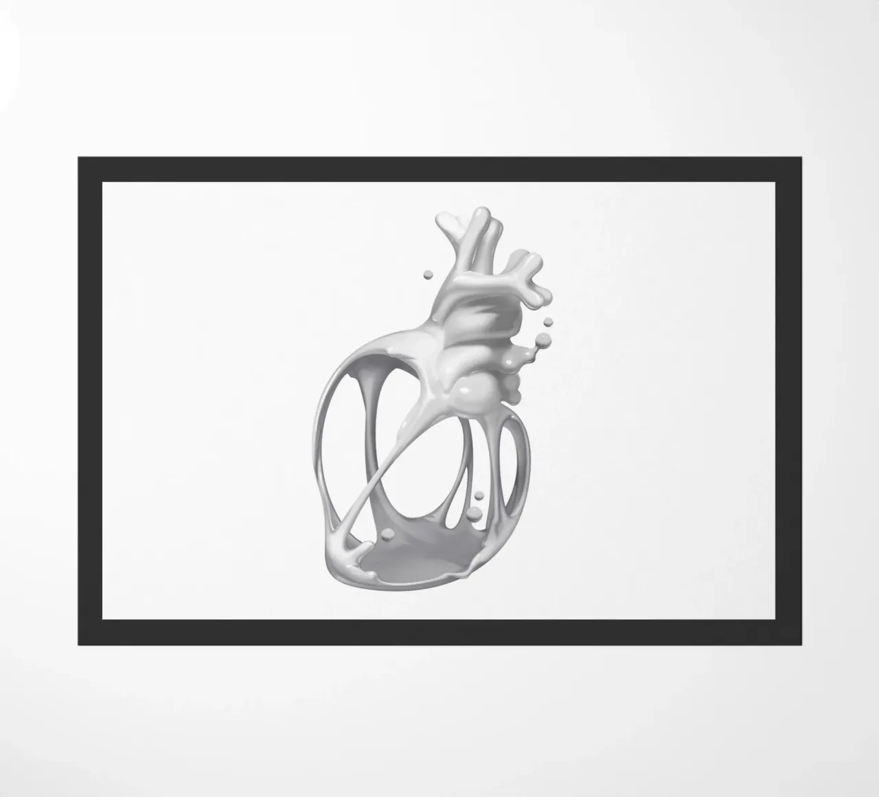 Cuore di latte zerbino da Artascy Art