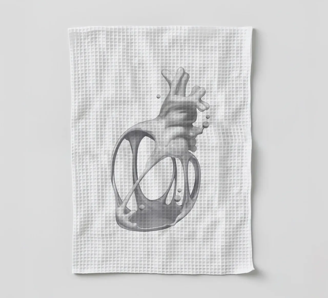 Cuore di latte canovaccio da cucina da Artascy Art