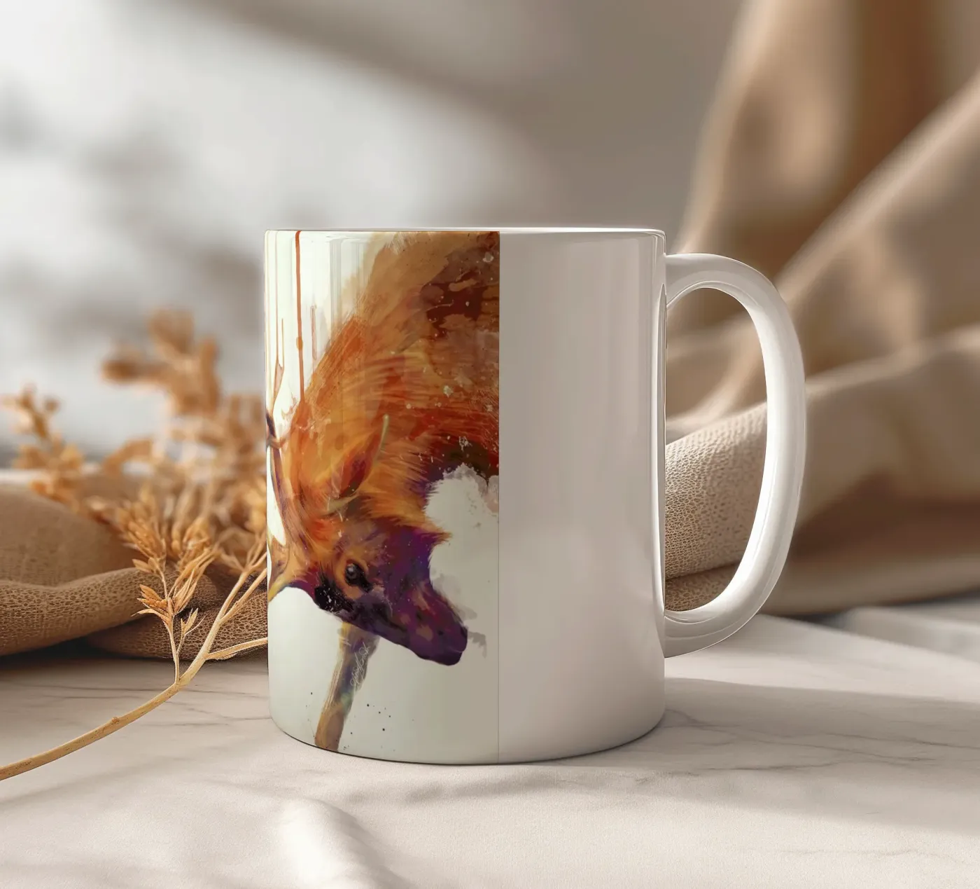 Strong ceramic mug by Amy Hamilton