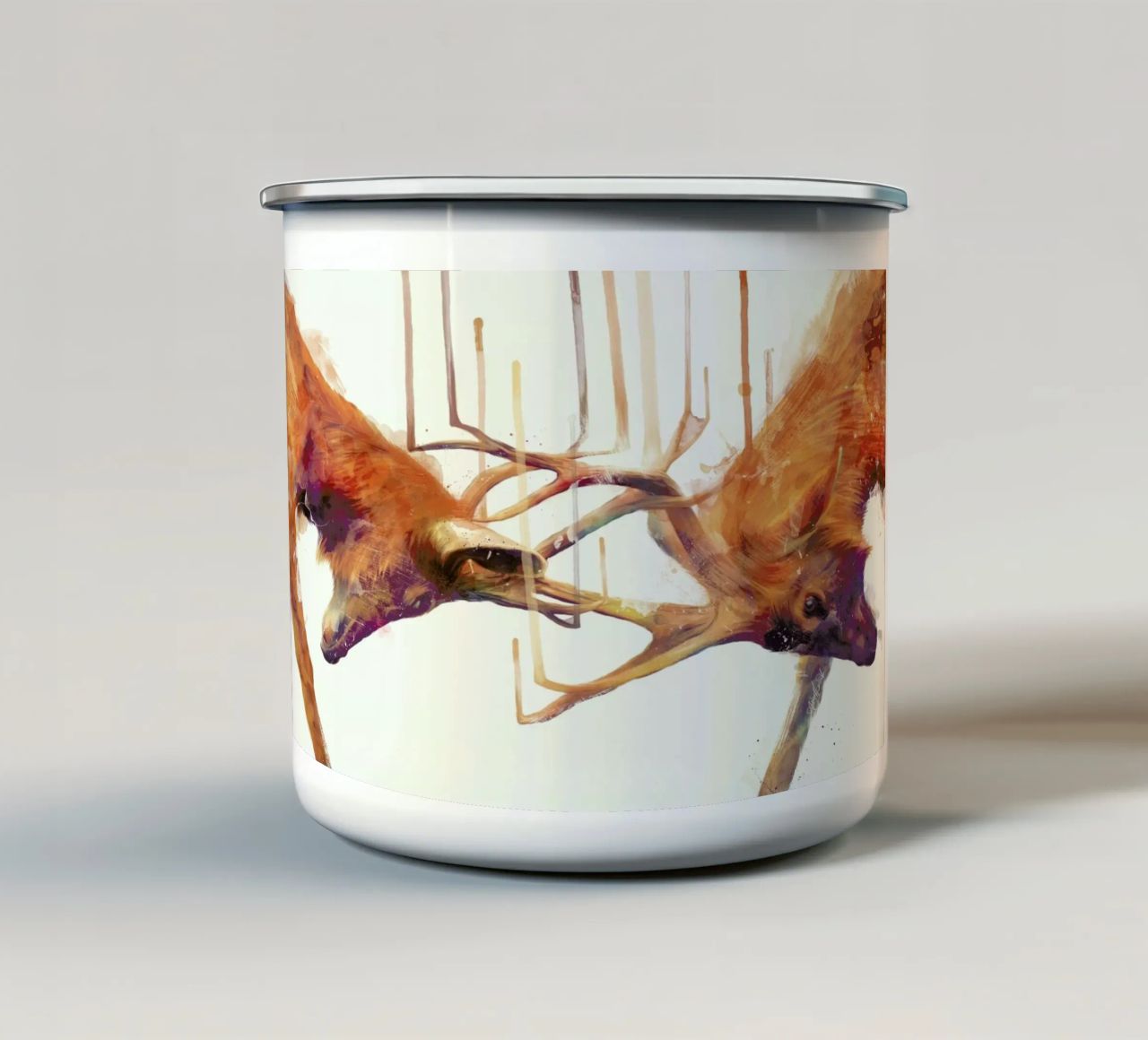 Strong tazza in smalto da Amy Hamilton