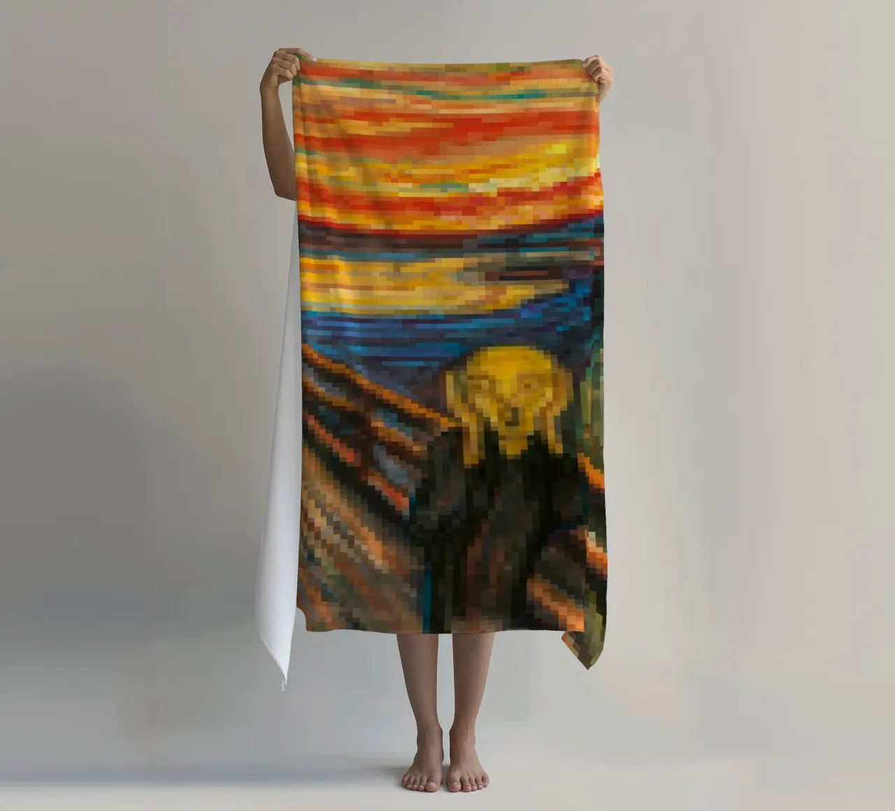 Urlare alla vita, non c'è più niente da perdere telo mare da Artascy Art