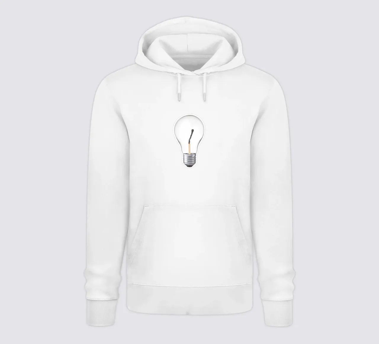 Idea bruciata felpa con cappuccio da 360brain