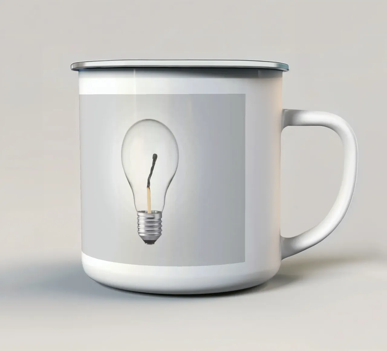 Idea bruciata tazza in smalto da 360brain