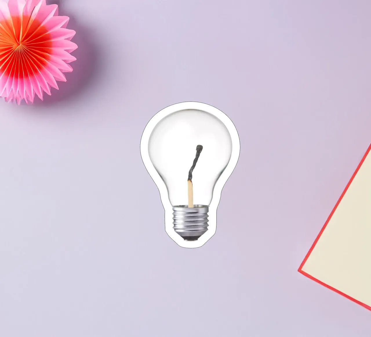 Idea bruciata adesivo da 360brain