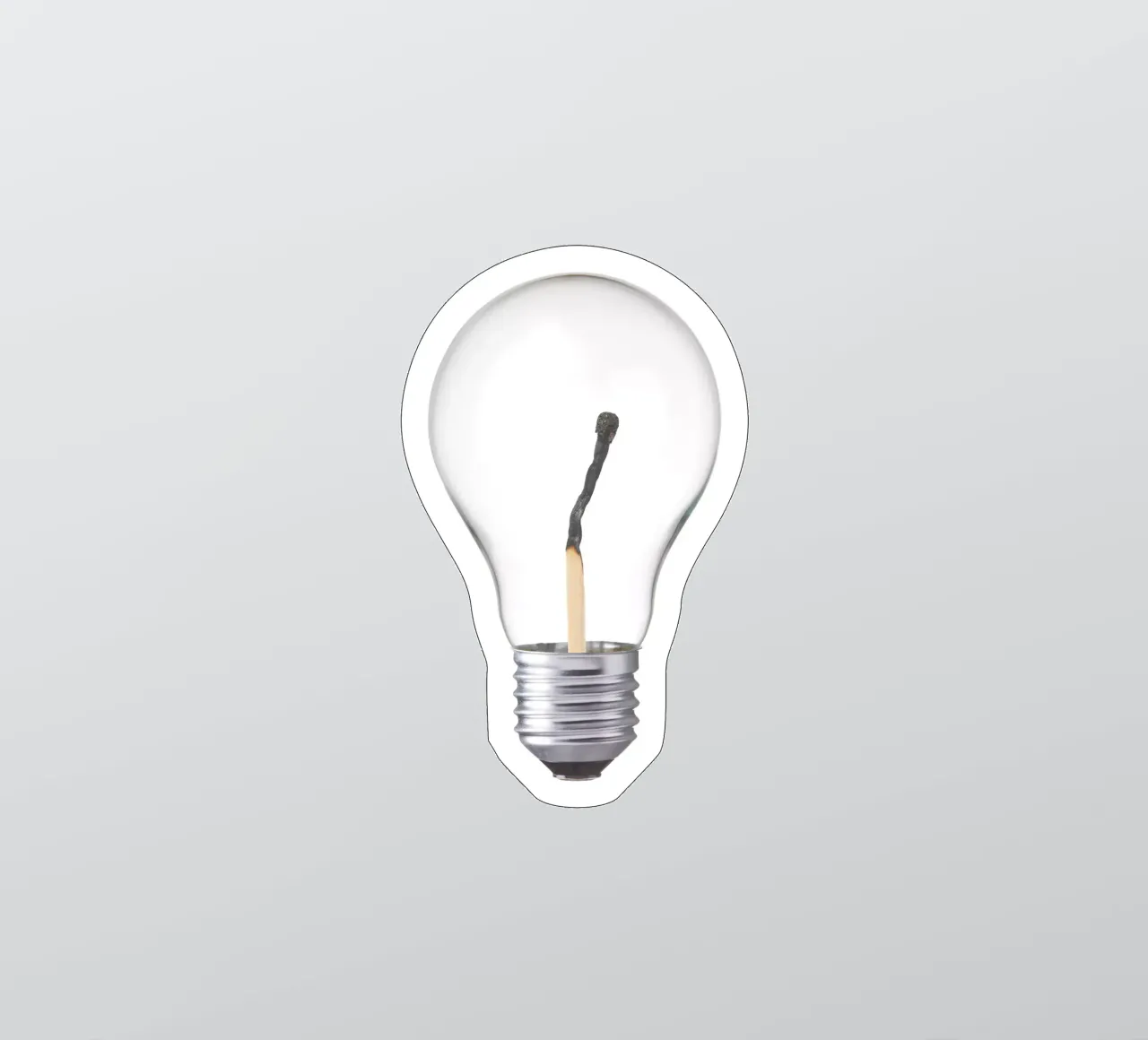Idea bruciata adesivo da 360brain