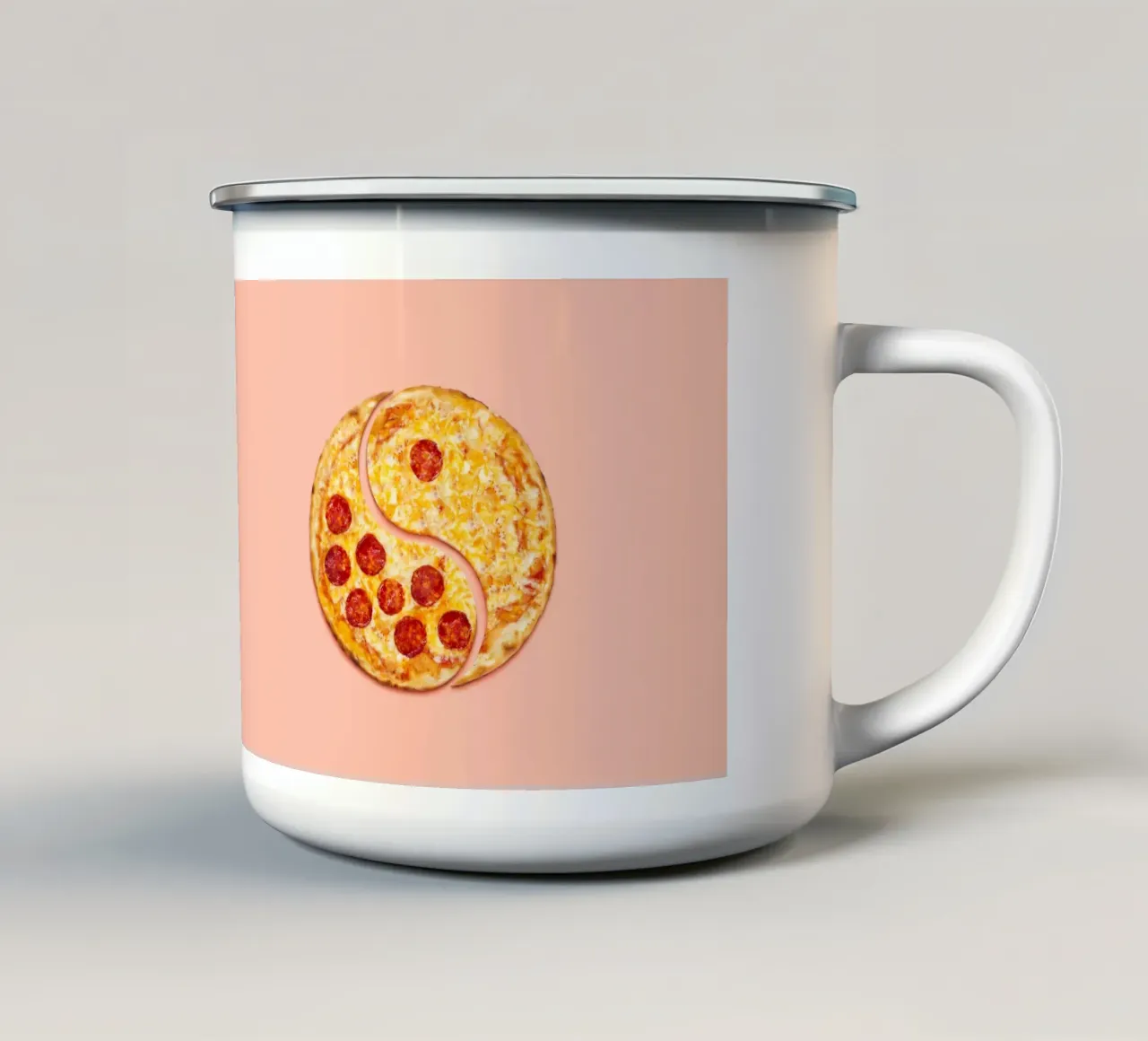 Pizza Harmony tazza in smalto da 360brain