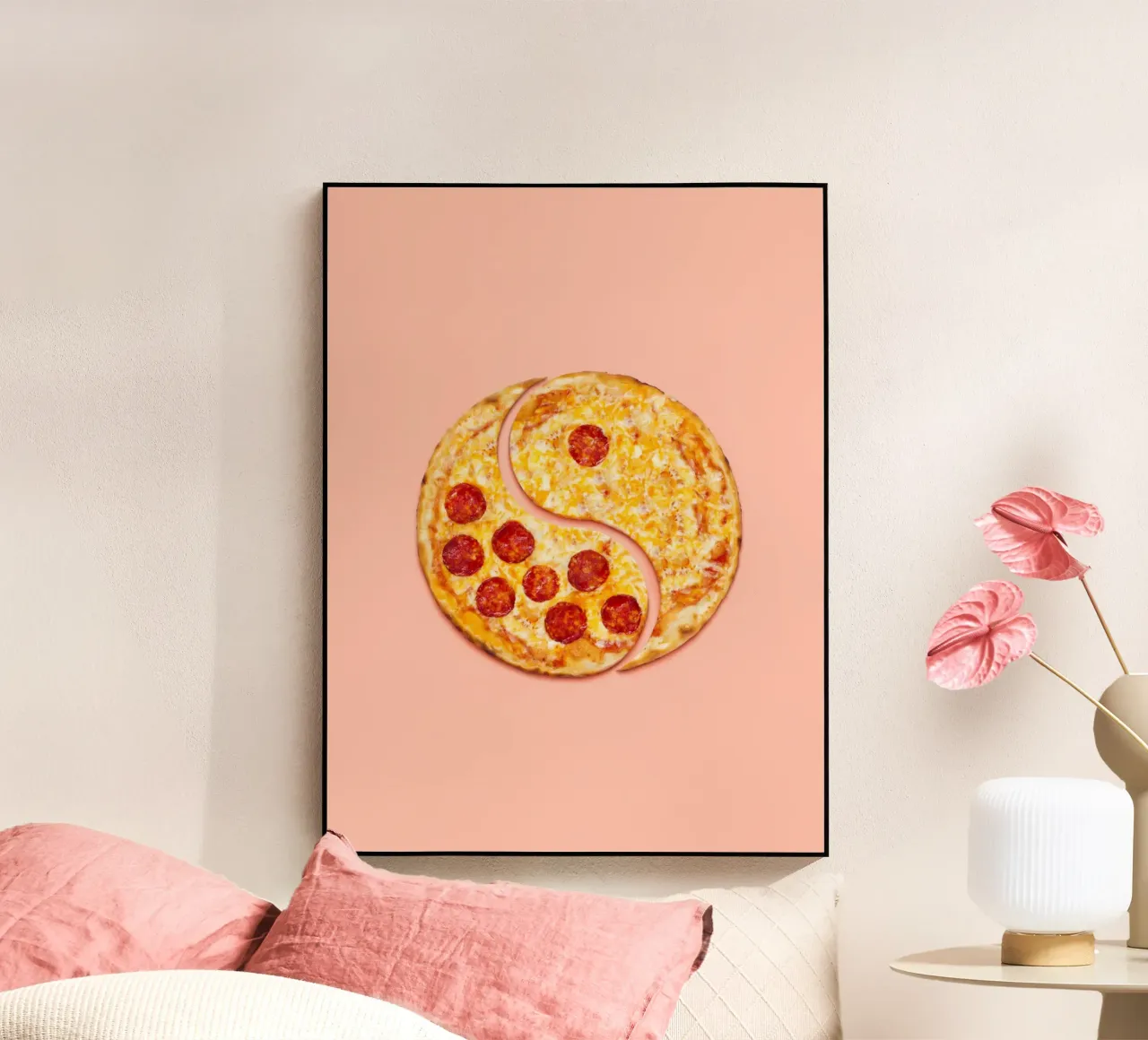 Pizza Harmony acrylic glass by 360brain