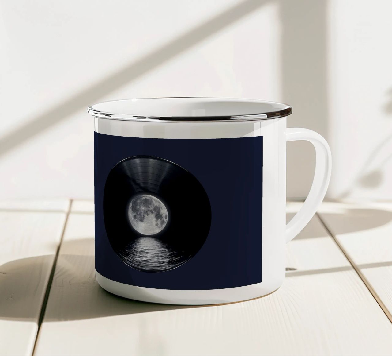 Rapsodia al chiaro di luna tazza in smalto da 360brain
