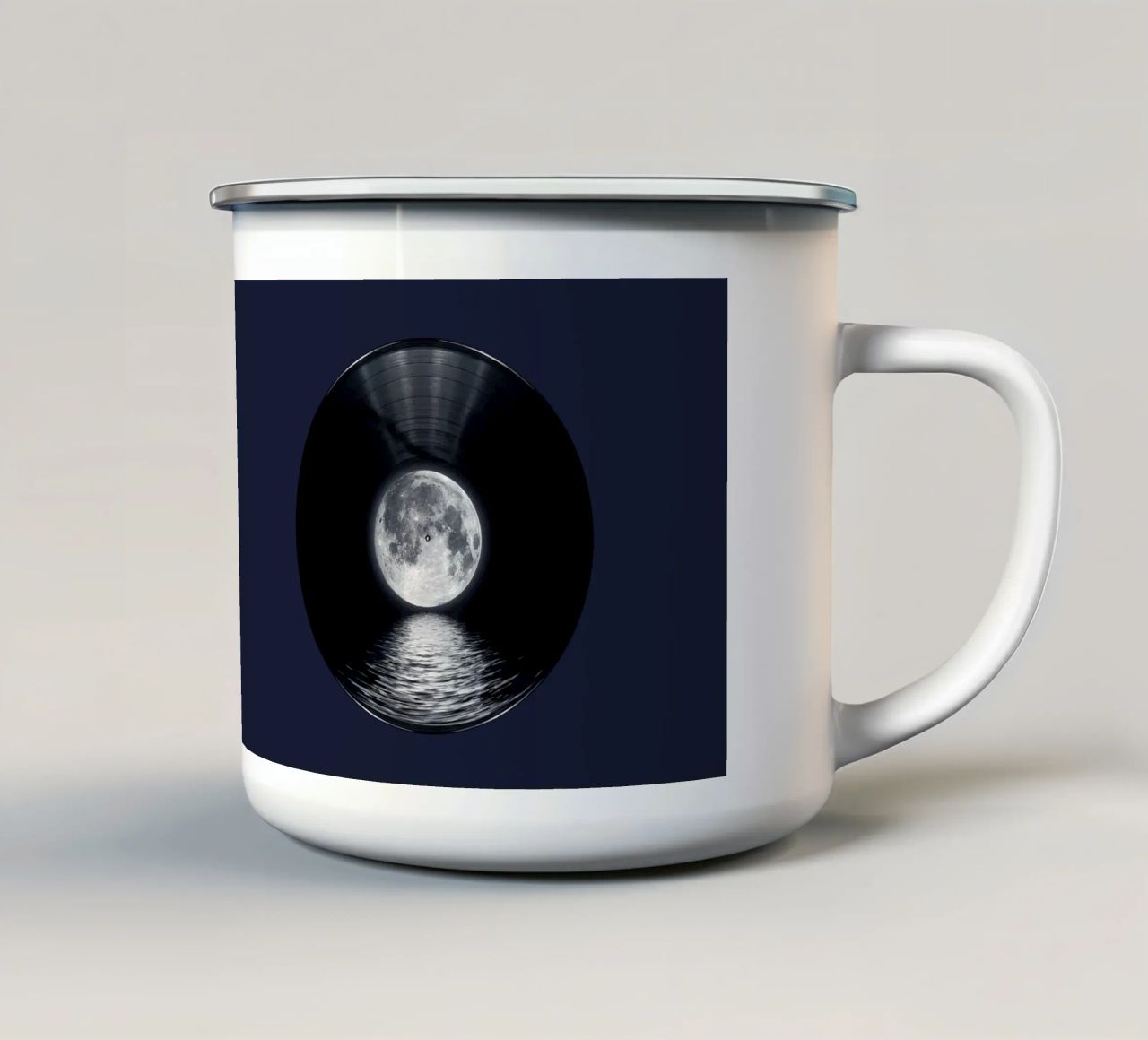 Rapsodia al chiaro di luna tazza in smalto da 360brain