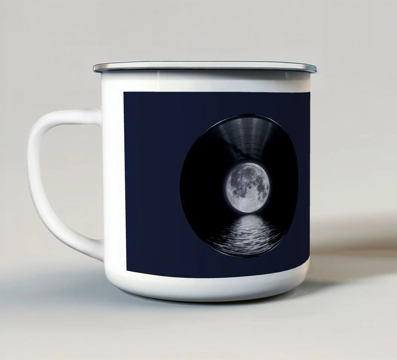 Rapsodia al chiaro di luna tazza in smalto da 360brain