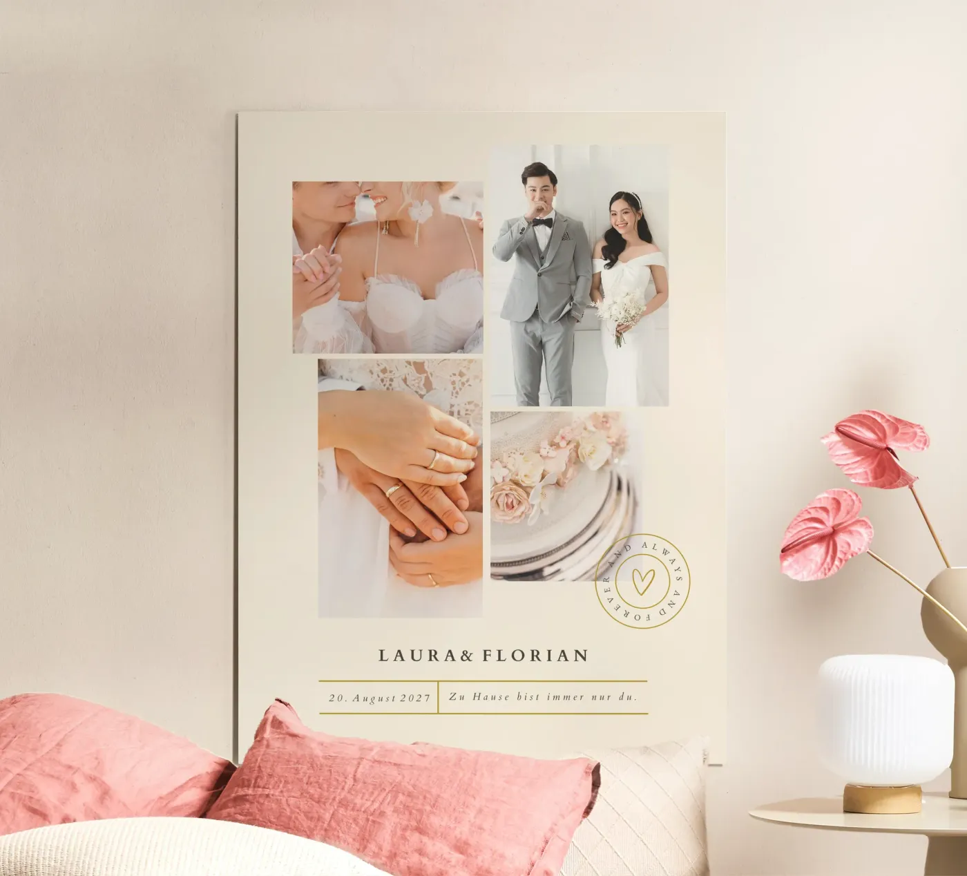 Briefmarken Poster von Kartenliebe