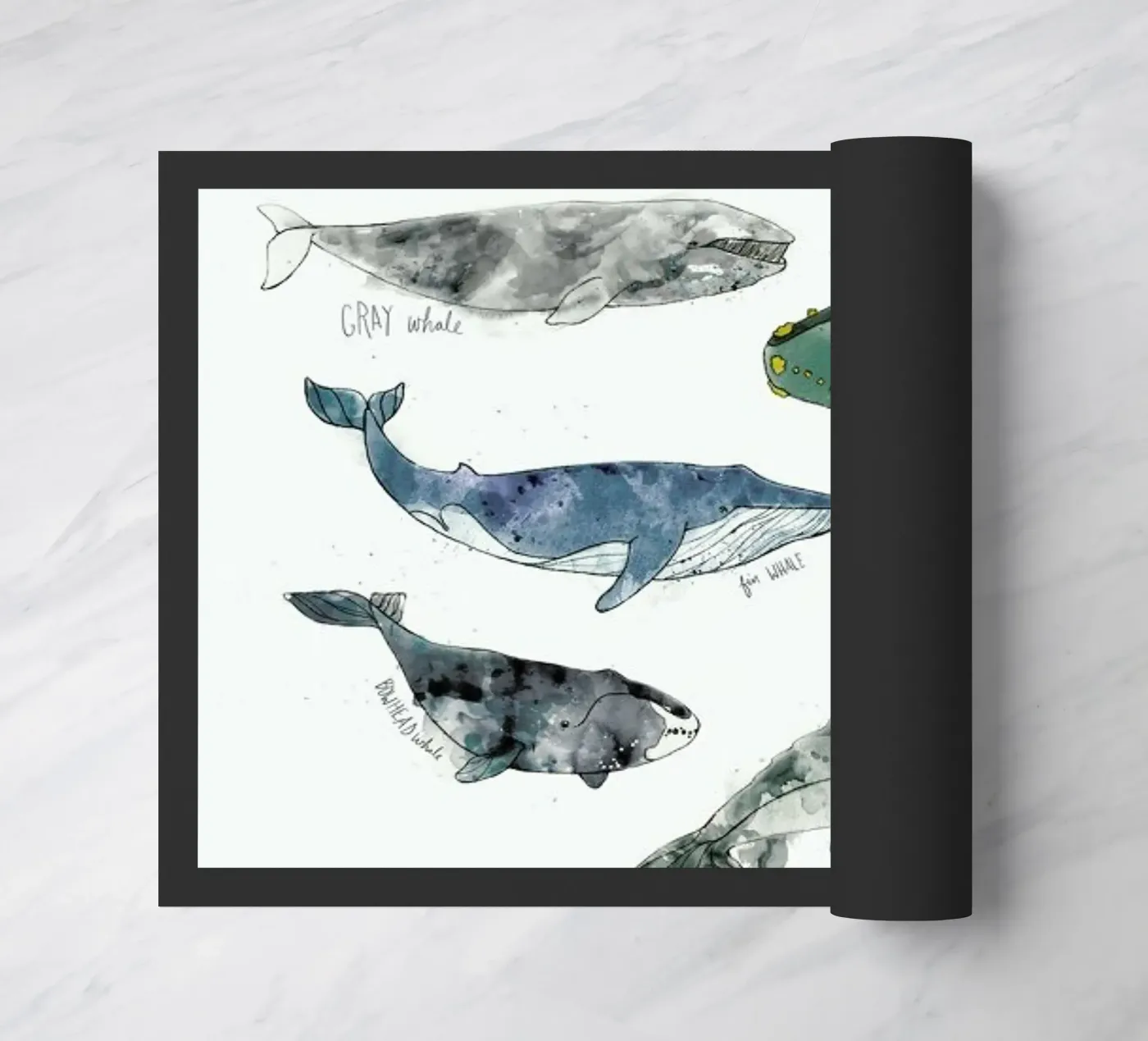 Whales deurmat van Amy Hamilton