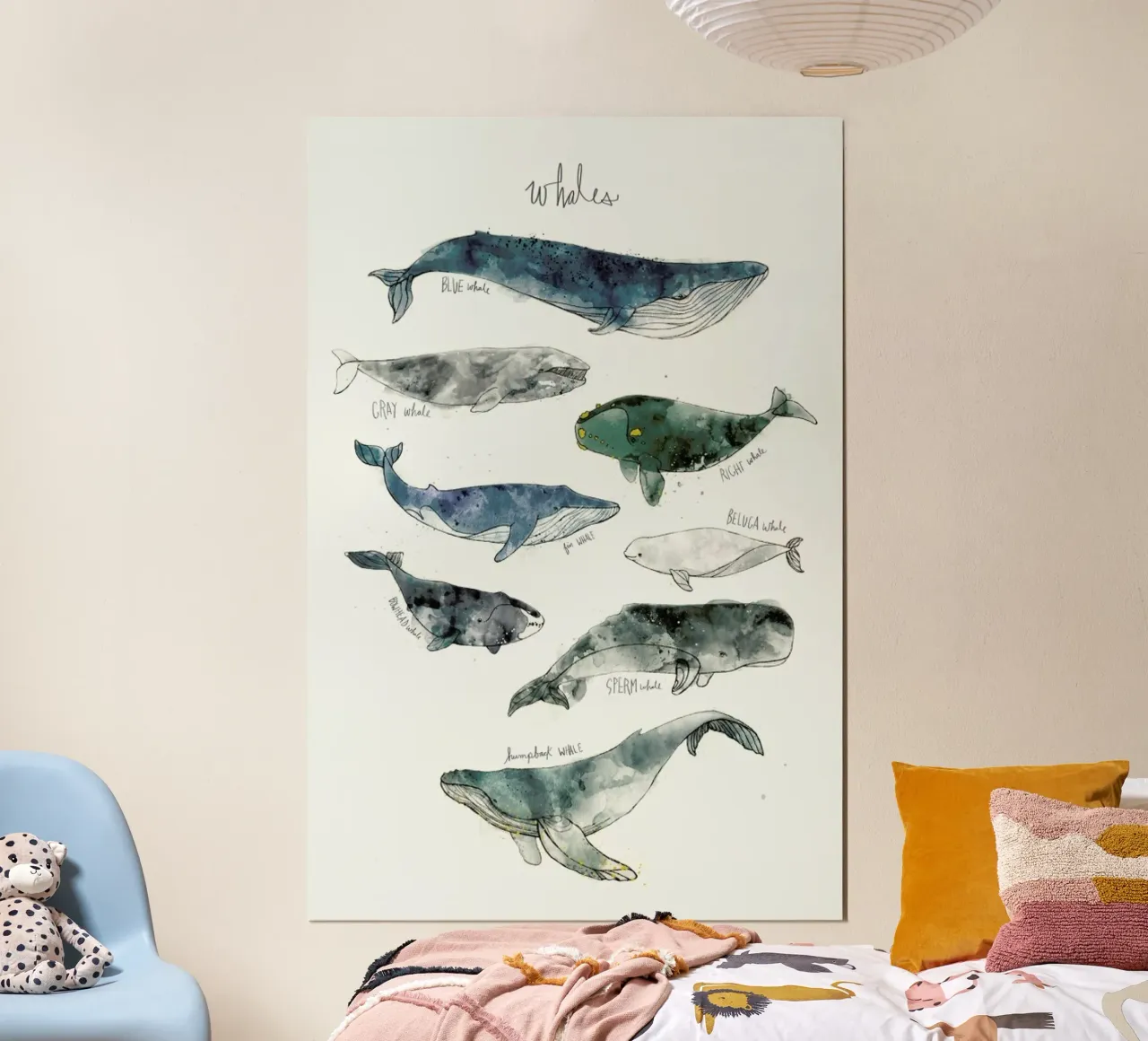 Whales poster da Amy Hamilton