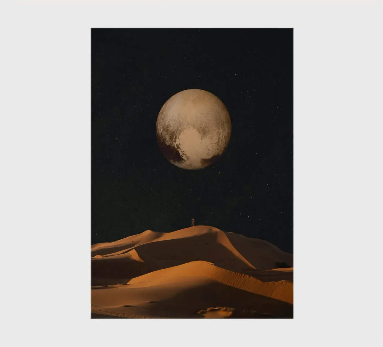 a golden space glimpse notebook by Frank Moth