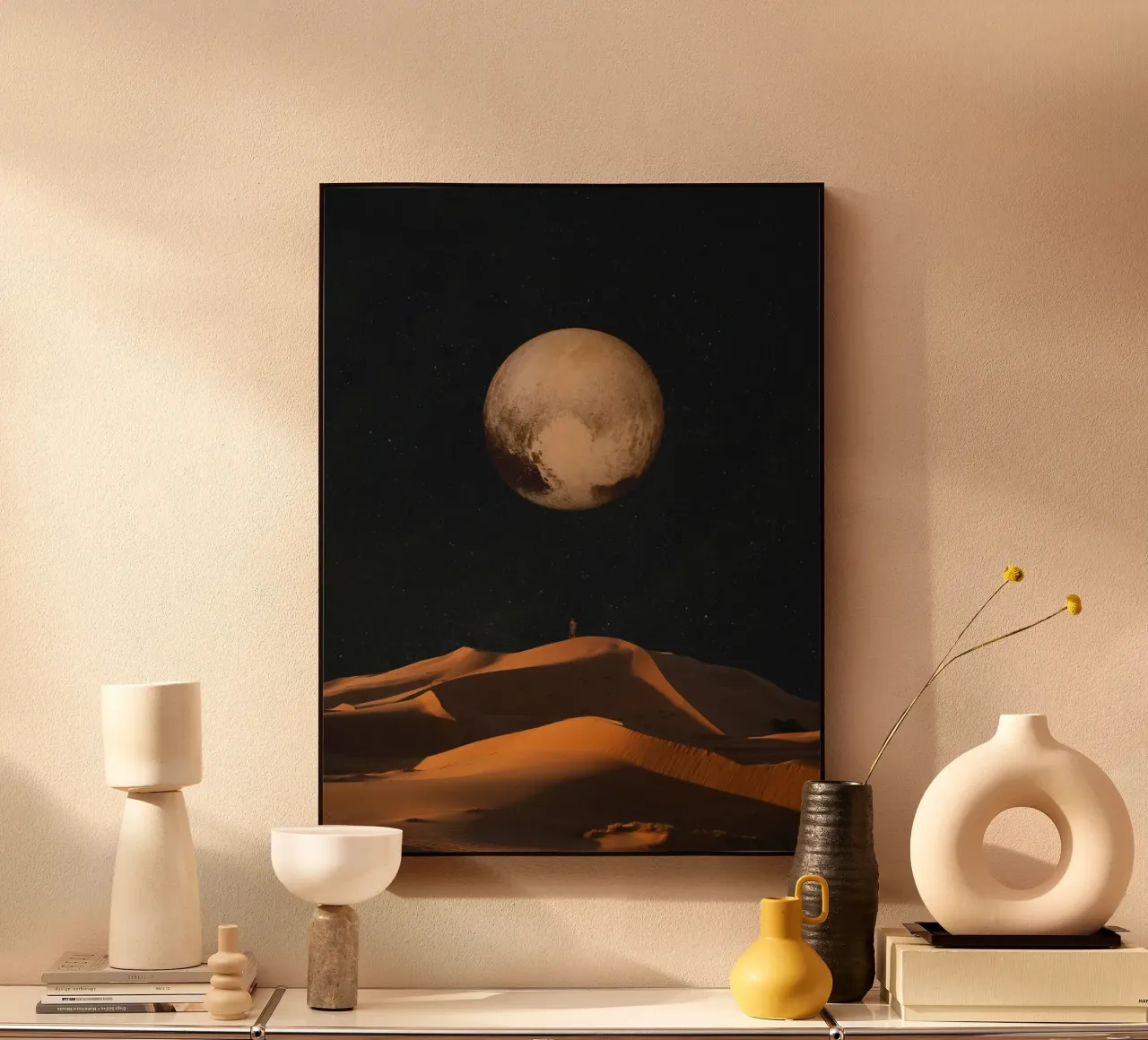 a golden space glimpse alluminio dibond da Frank Moth