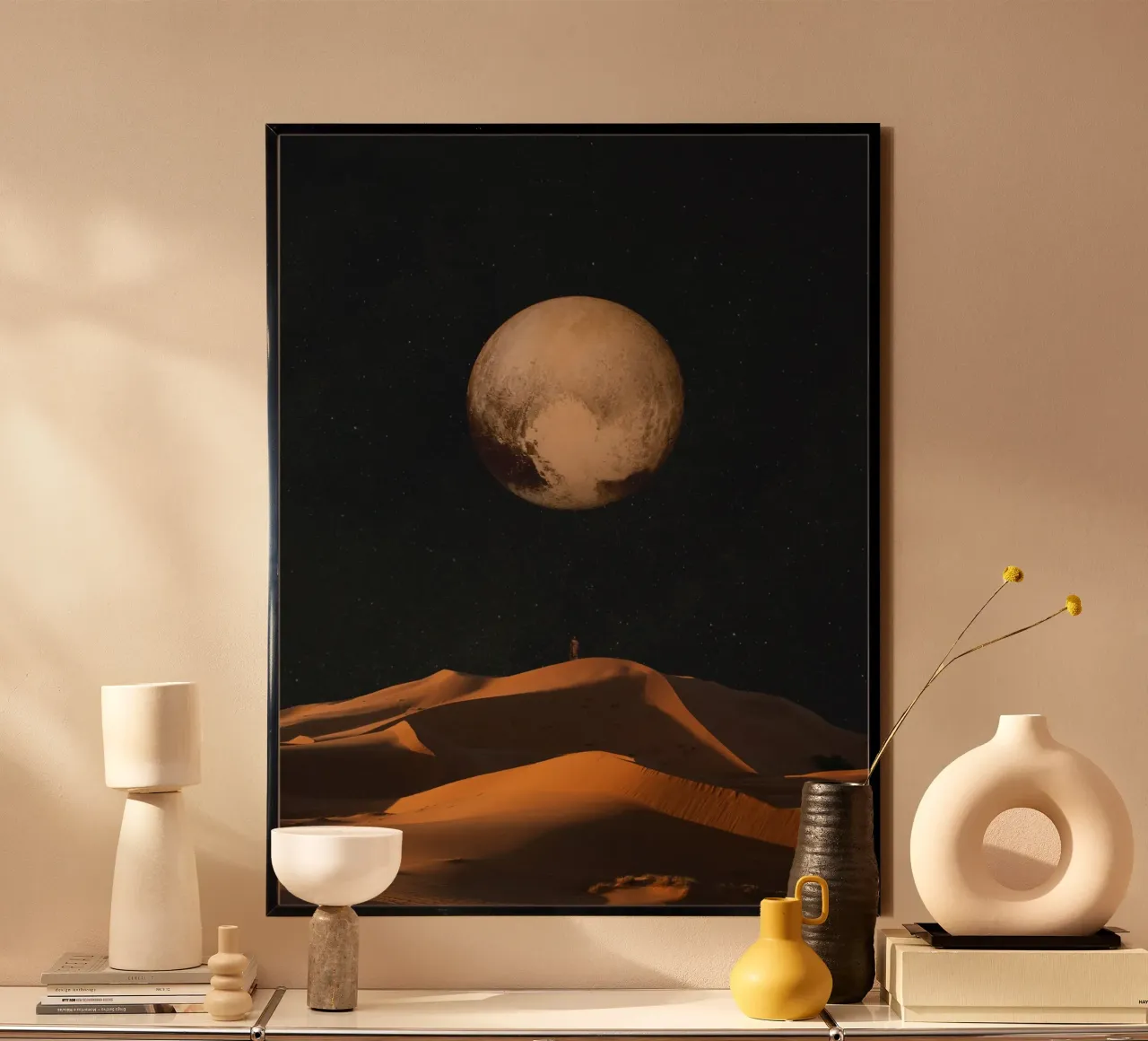 a golden space glimpse carta hahnemühle da Frank Moth