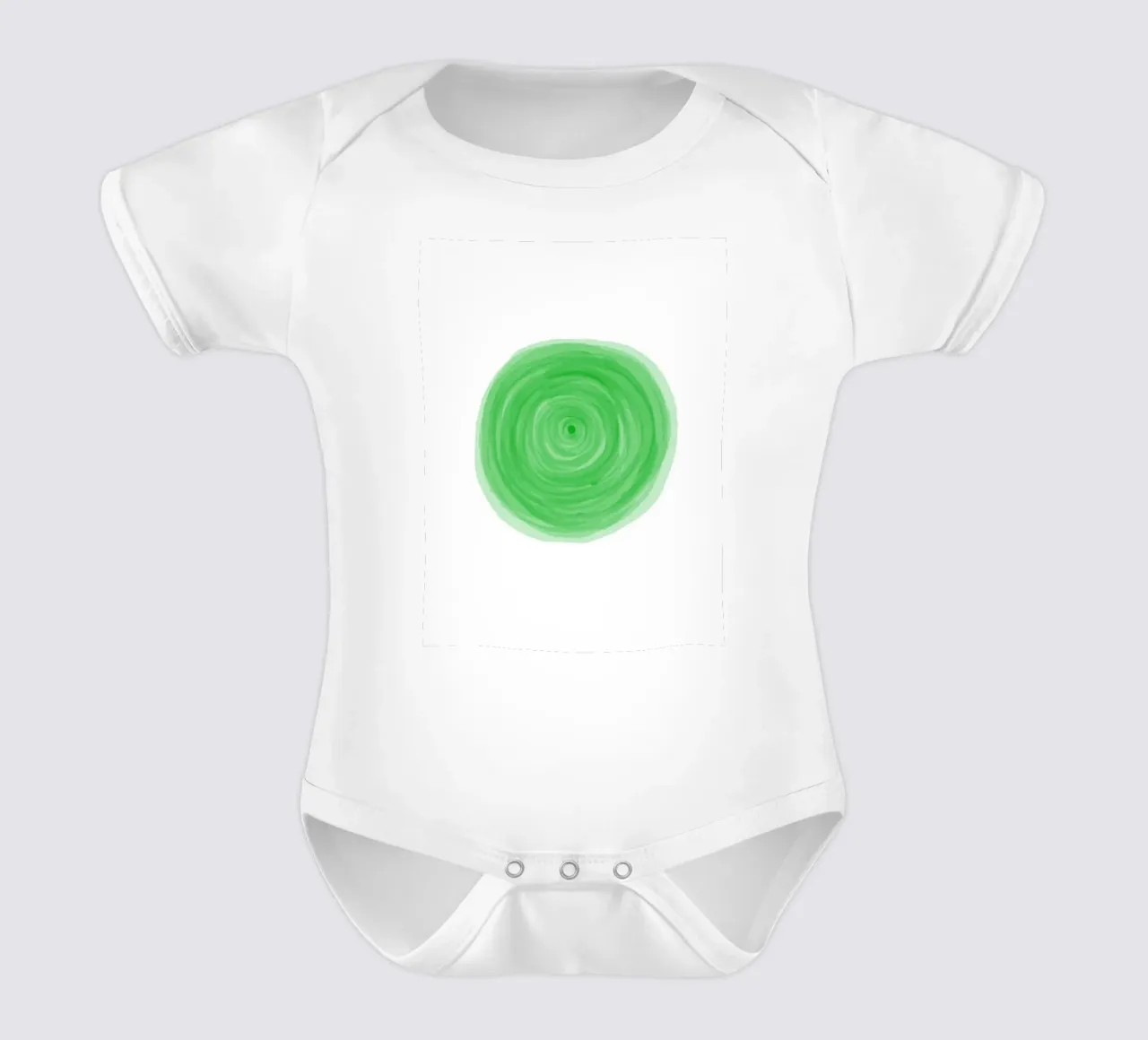 Meditation - Herz-Chakra Kurzarm Babybody von Studio B