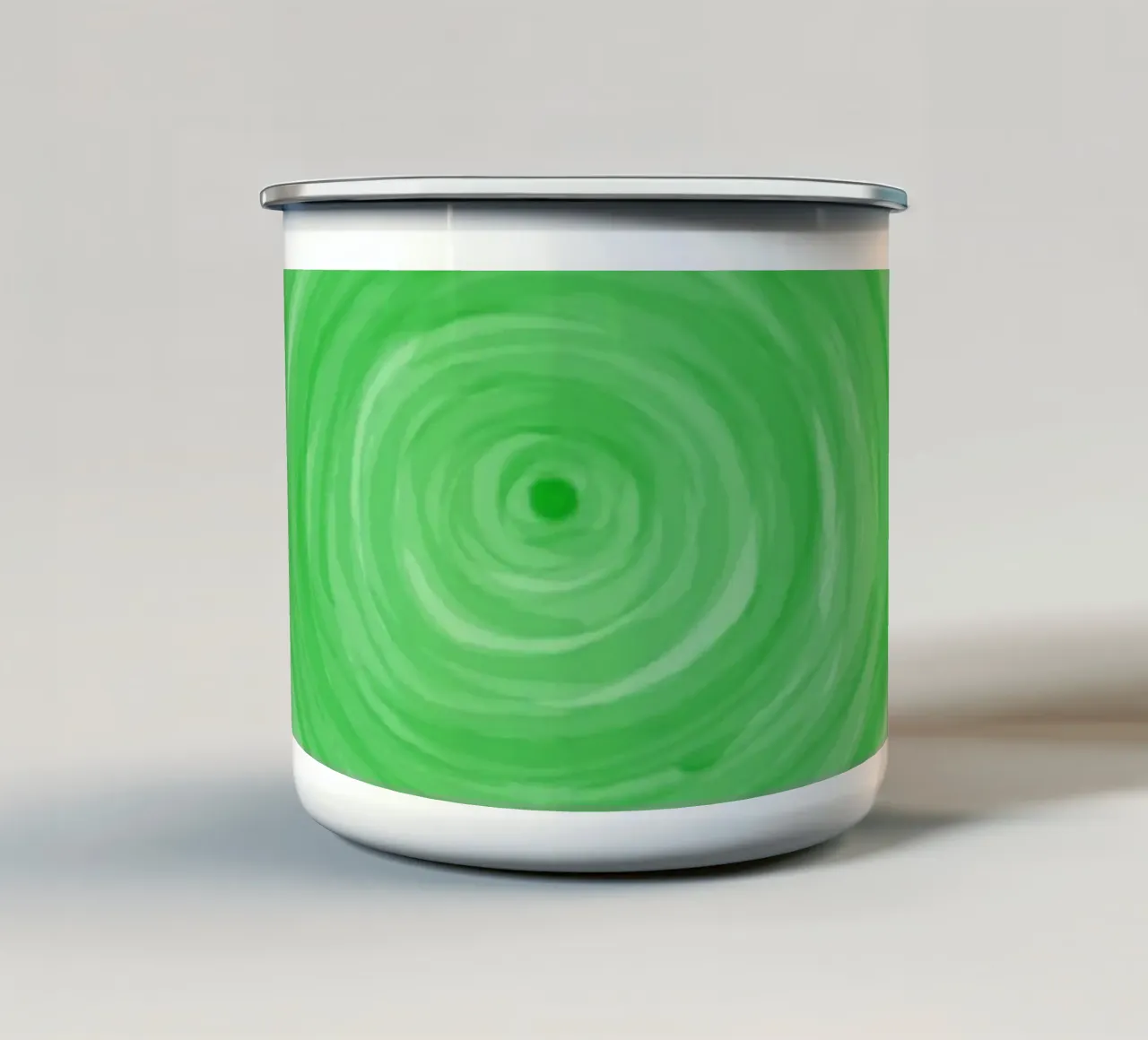 Meditazione - Chakra del cuore tazza in smalto da Studio B