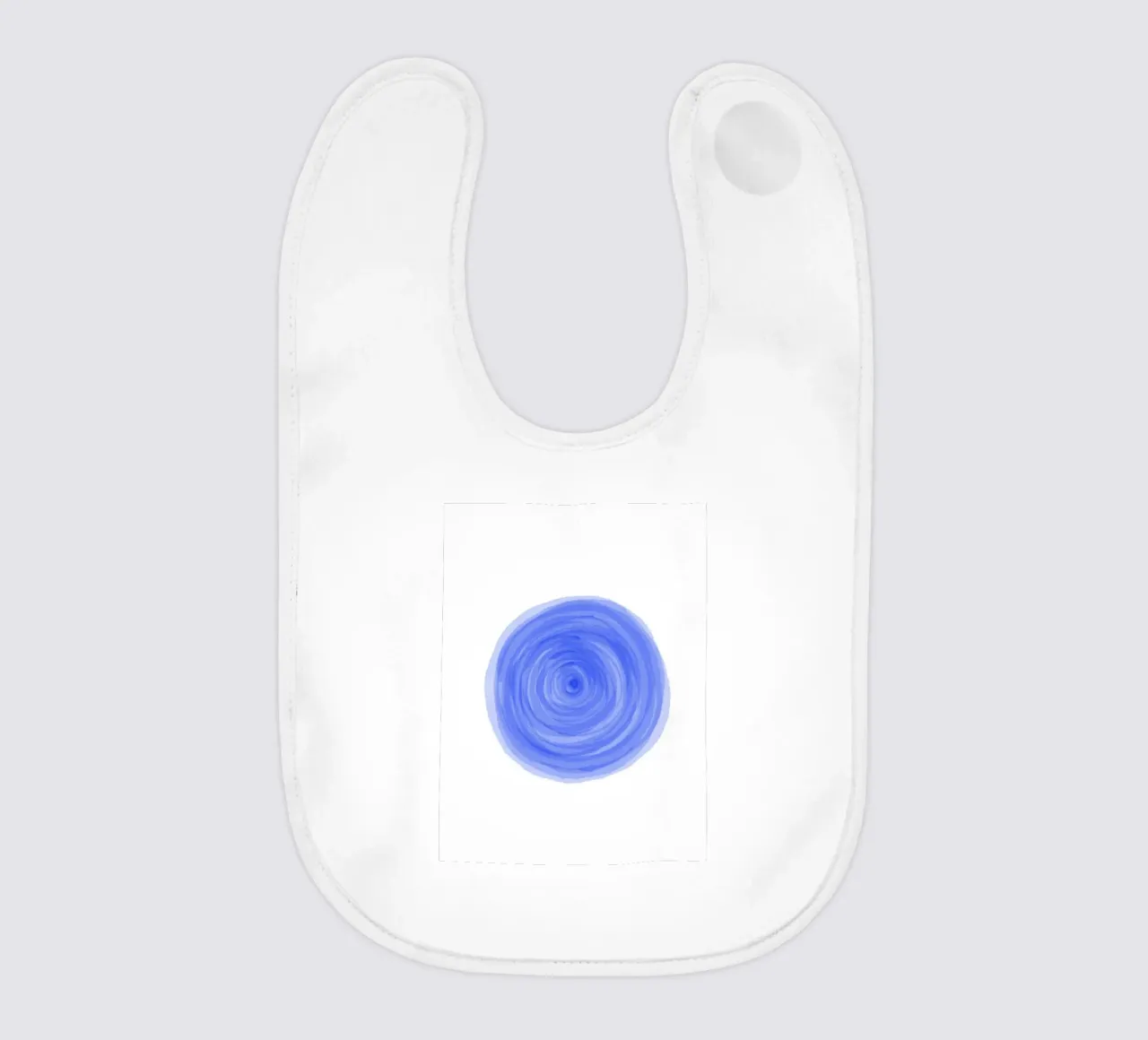 Meditation - Throat Chakra baby bib by Studio B
