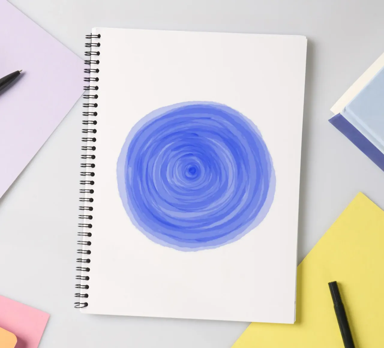 Meditation - Throat Chakra spiral notebook by Studio B