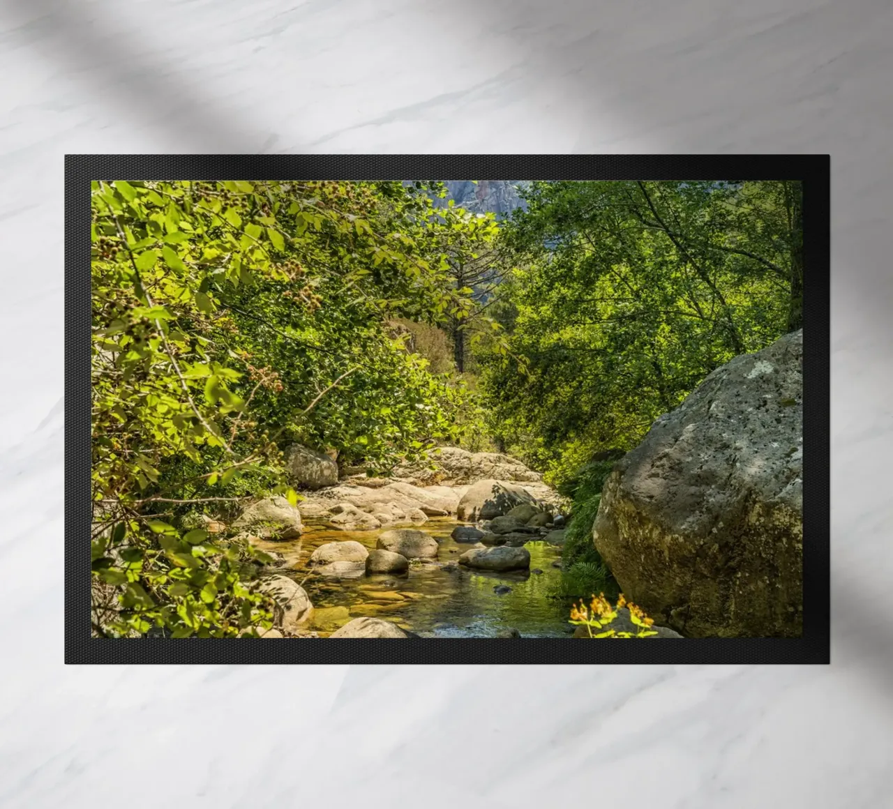 Mountain Stream doormat by Curious Collections by Marielle Leenders