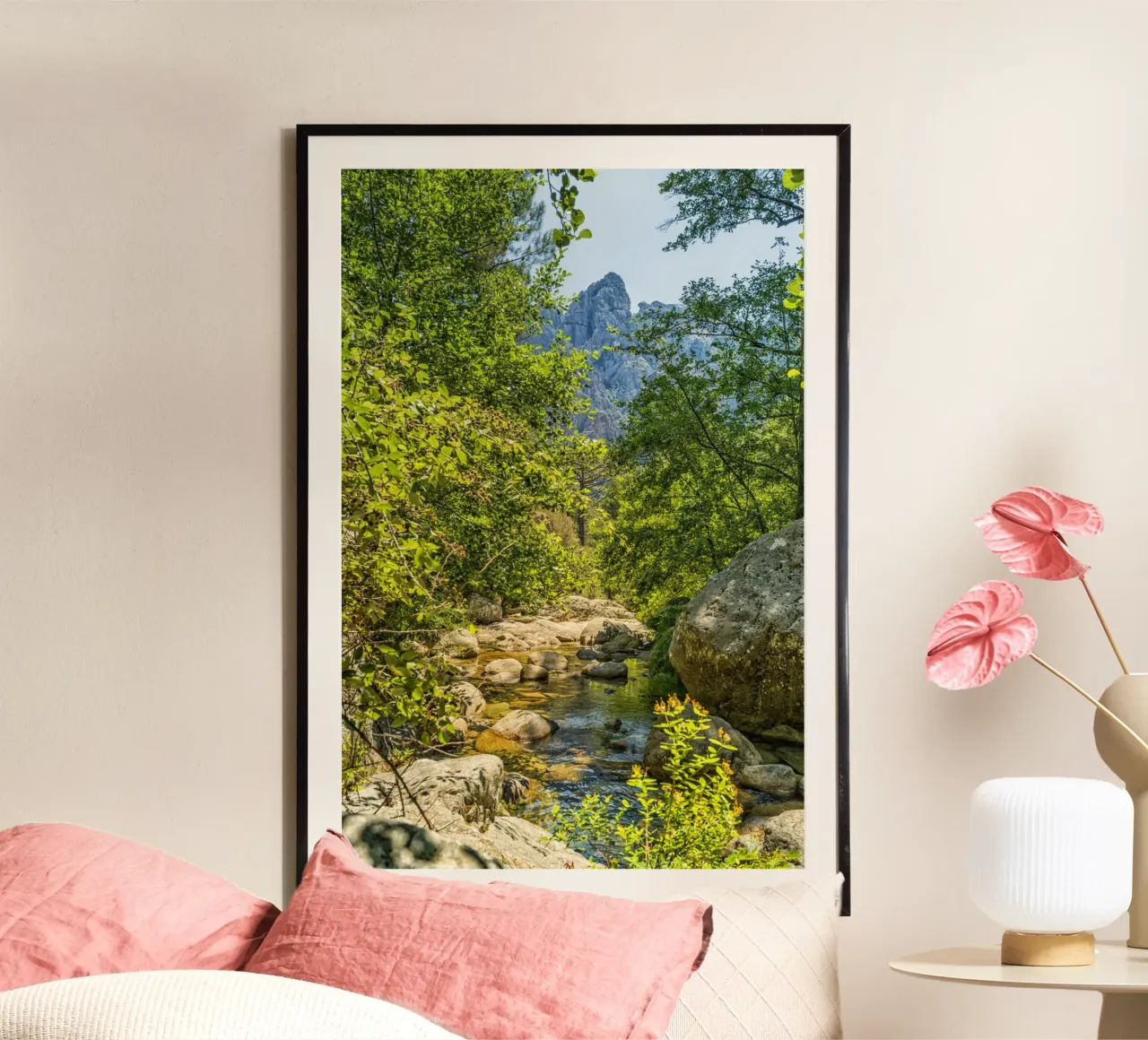 Mountain Stream poster by Curious Collections by Marielle Leenders