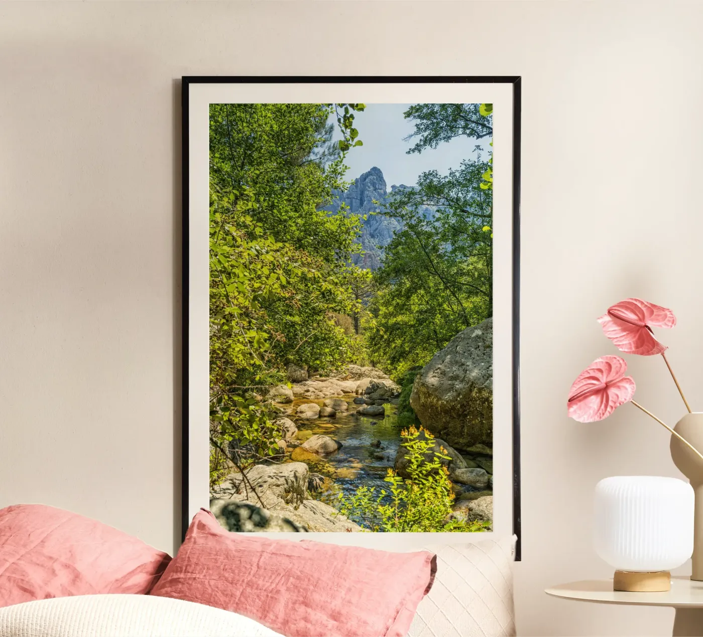 Mountain Stream poster by Curious Collections by Marielle Leenders