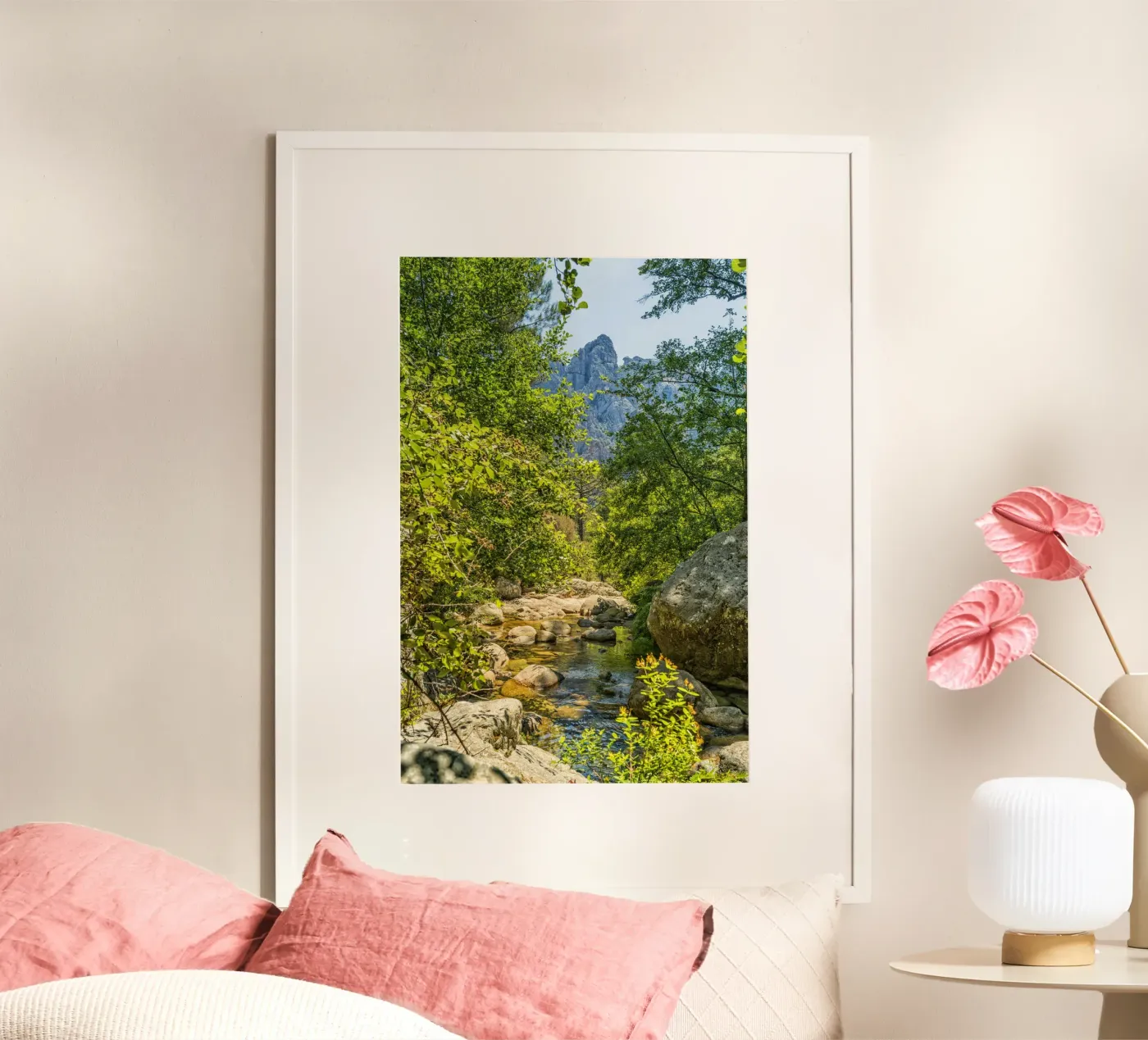 Mountain Stream poster by Curious Collections by Marielle Leenders