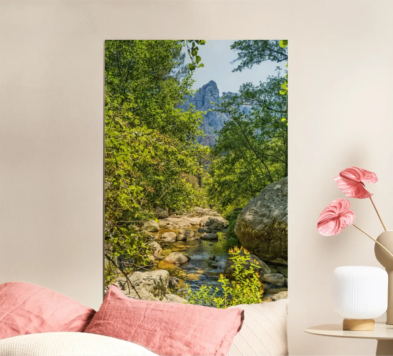 Mountain Stream poster by Curious Collections by Marielle Leenders