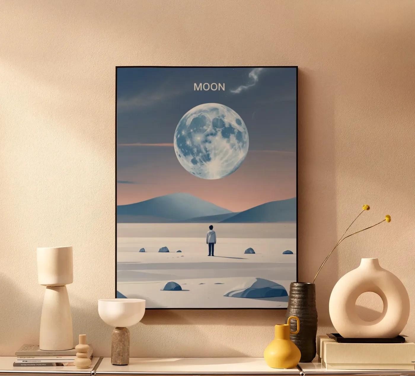 Looking a MOON plexiglass da SONN DECO